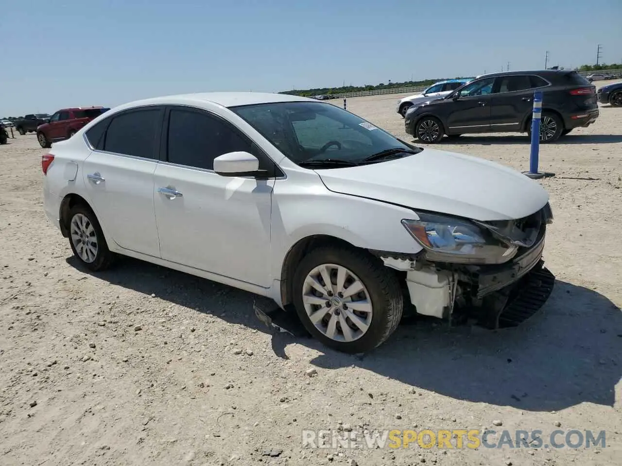 4 Photograph of a damaged car 3N1AB7AP8KY330869 NISSAN SENTRA 2019