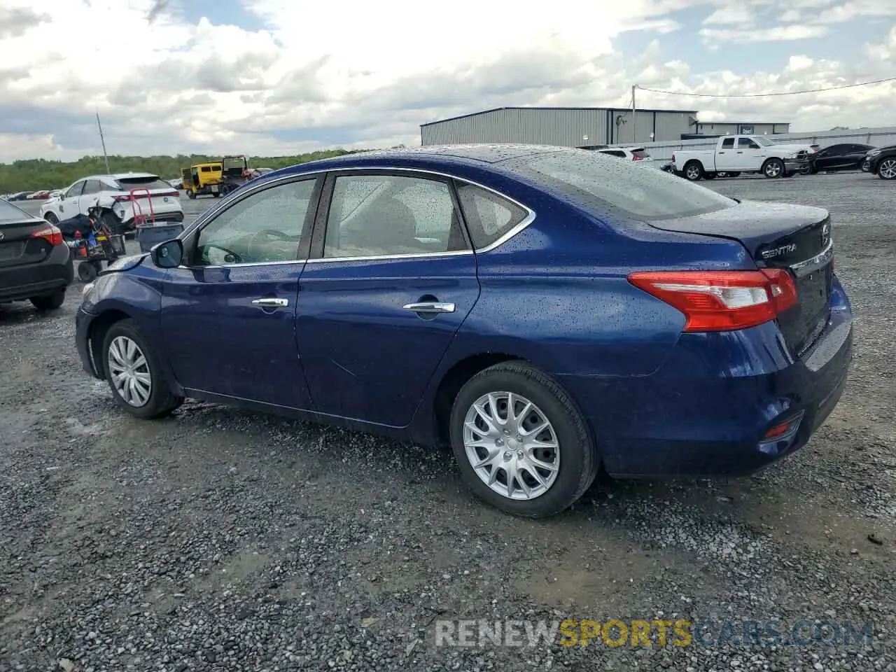 2 Photograph of a damaged car 3N1AB7AP8KY332881 NISSAN SENTRA 2019