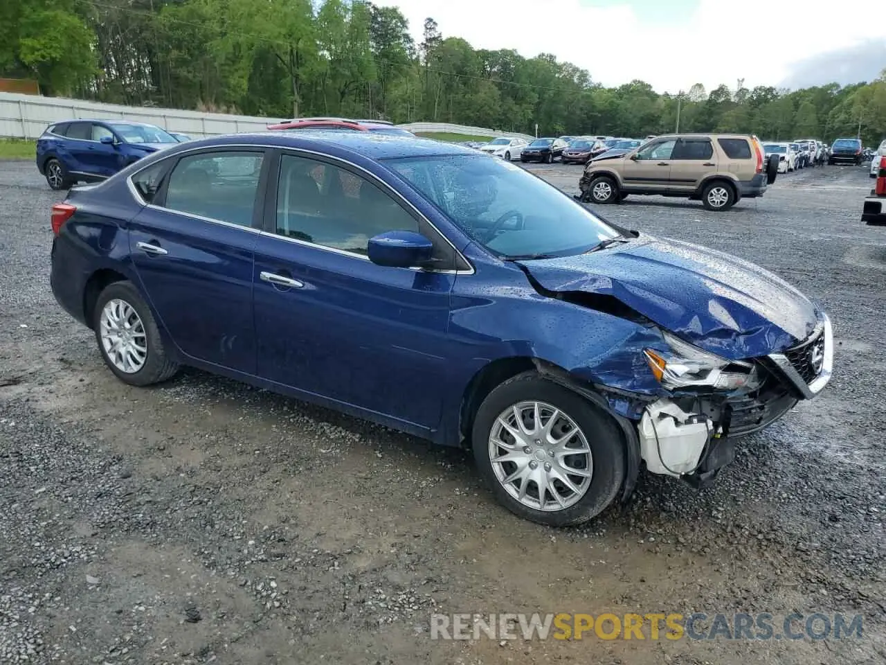 4 Photograph of a damaged car 3N1AB7AP8KY332881 NISSAN SENTRA 2019