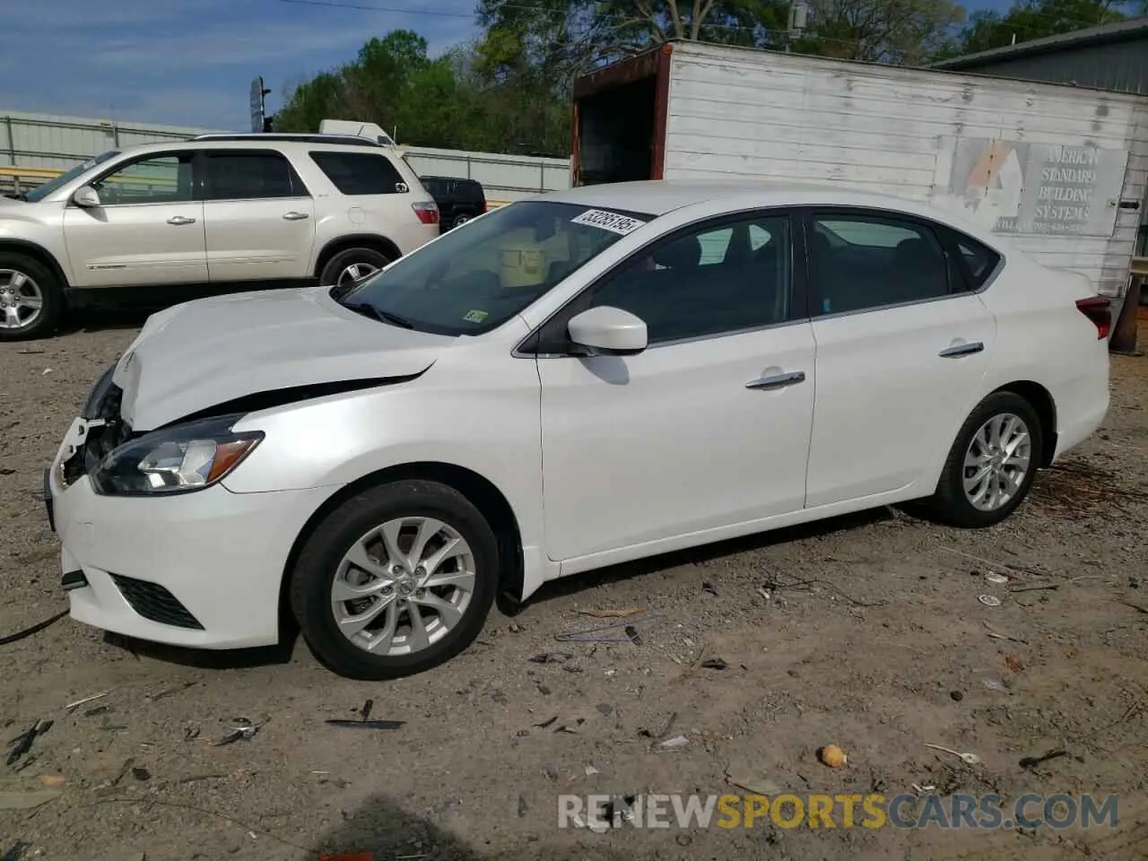 1 Photograph of a damaged car 3N1AB7AP8KY333898 NISSAN SENTRA 2019