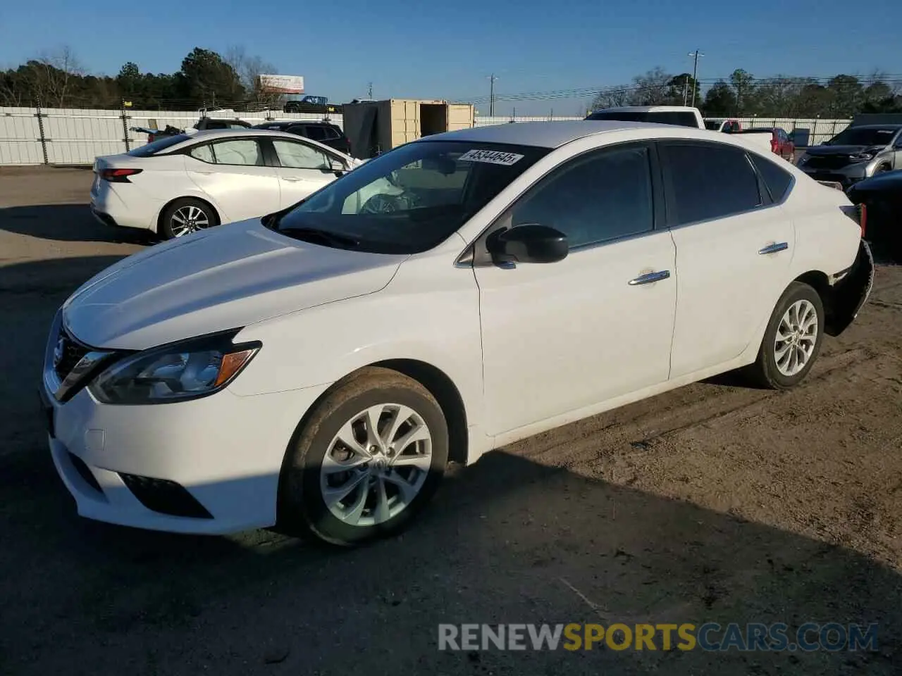 1 Photograph of a damaged car 3N1AB7AP8KY334159 NISSAN SENTRA 2019