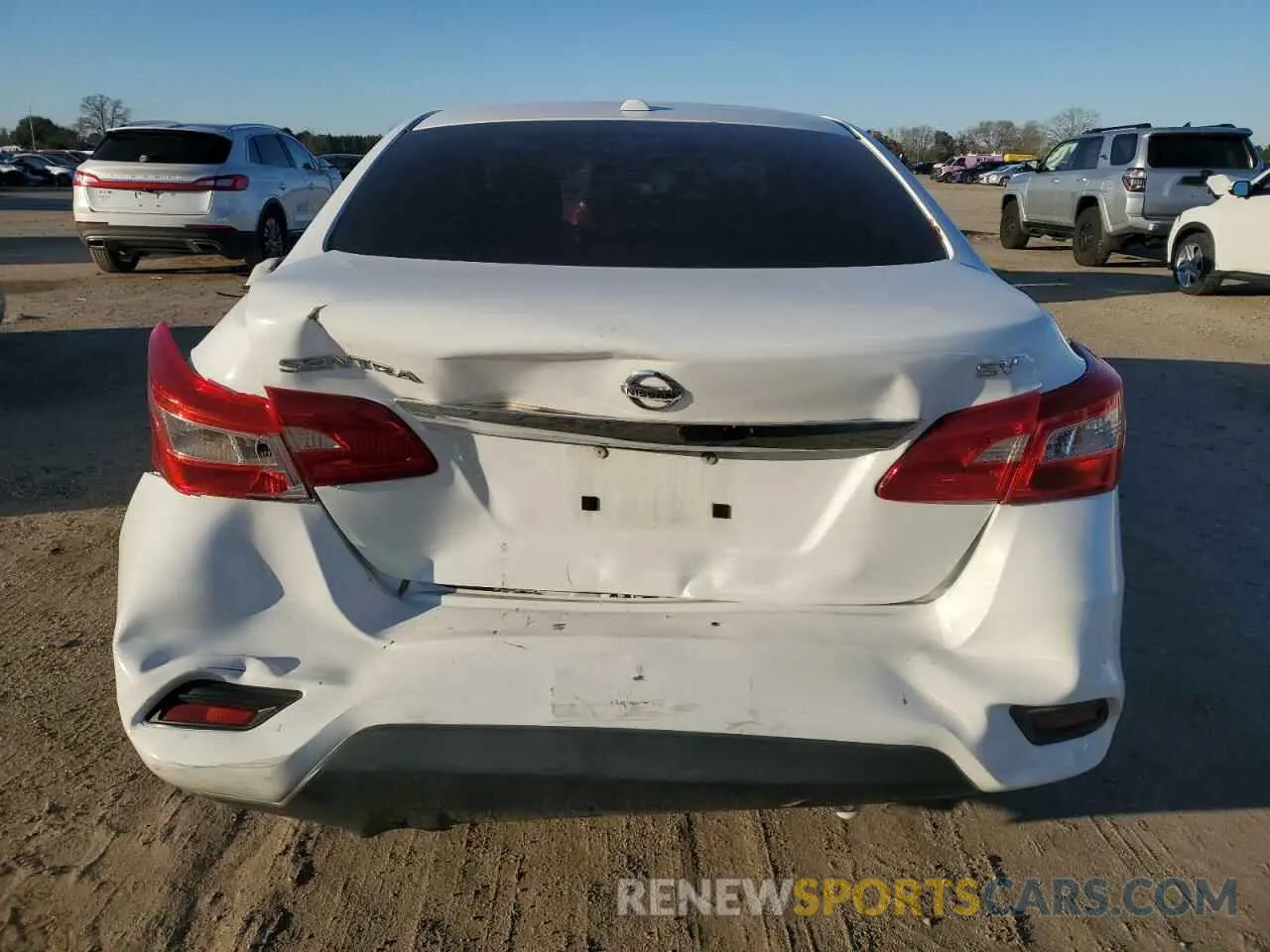 6 Photograph of a damaged car 3N1AB7AP8KY334159 NISSAN SENTRA 2019