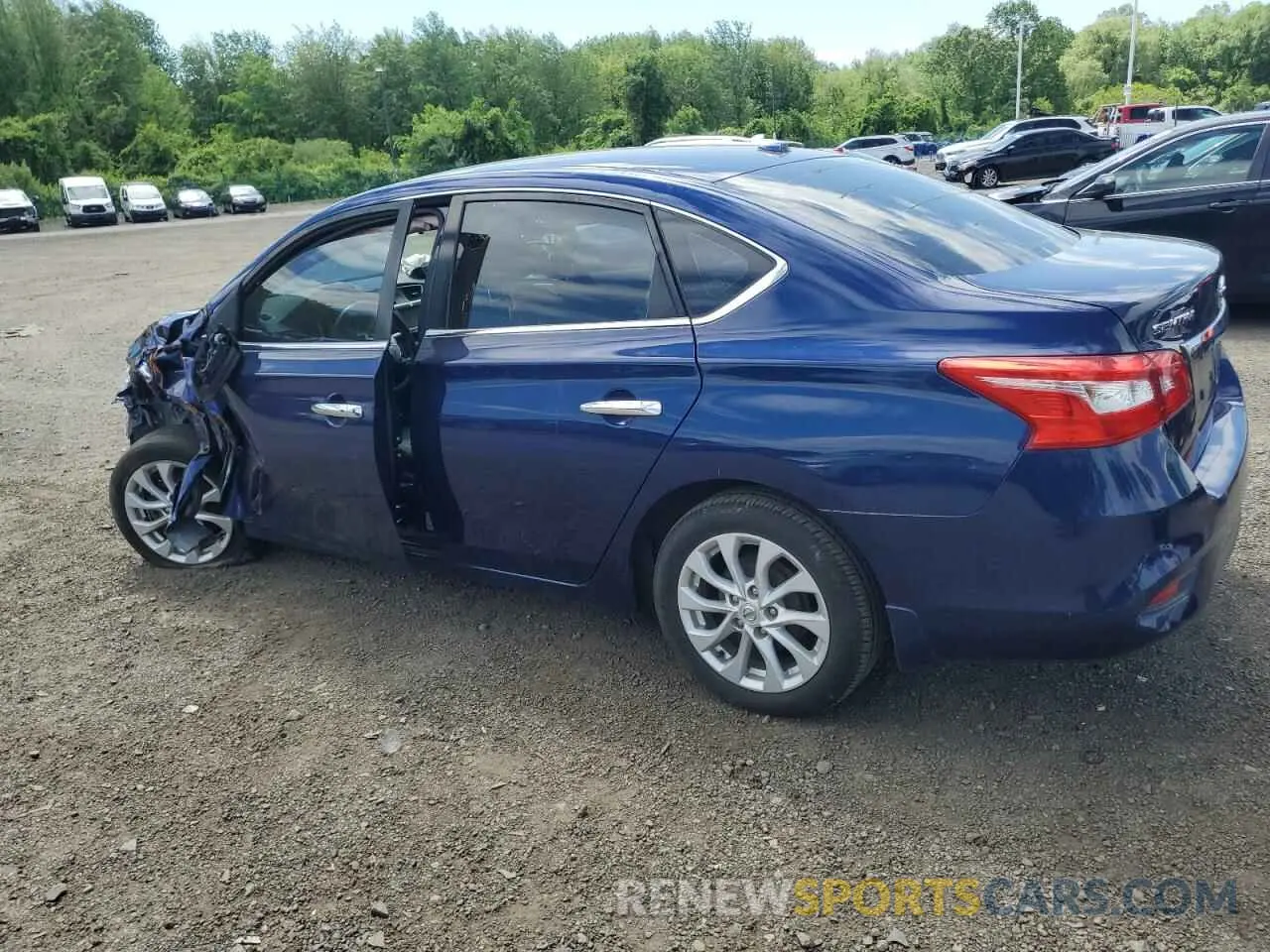 2 Photograph of a damaged car 3N1AB7AP8KY335652 NISSAN SENTRA 2019