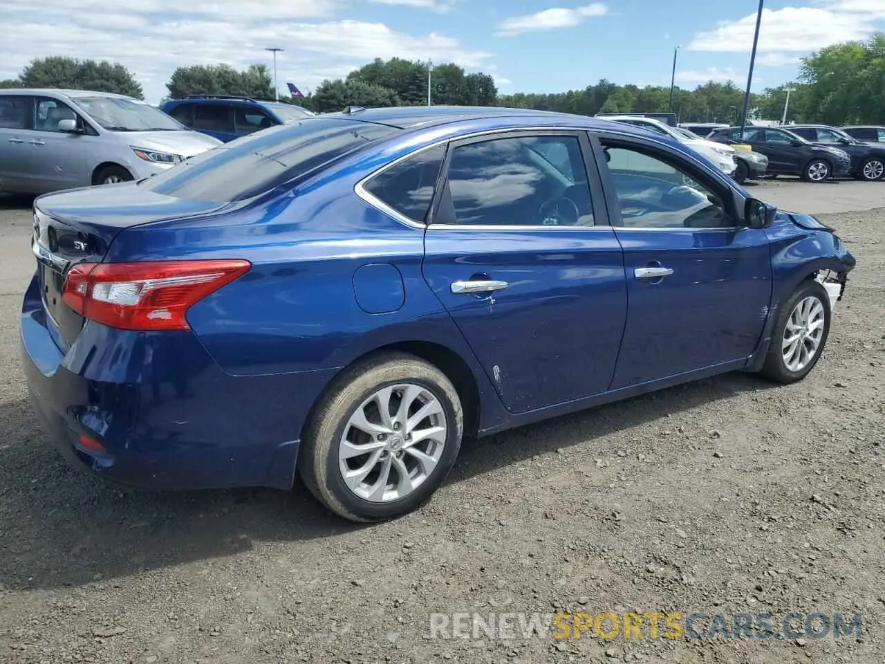 3 Photograph of a damaged car 3N1AB7AP8KY335652 NISSAN SENTRA 2019