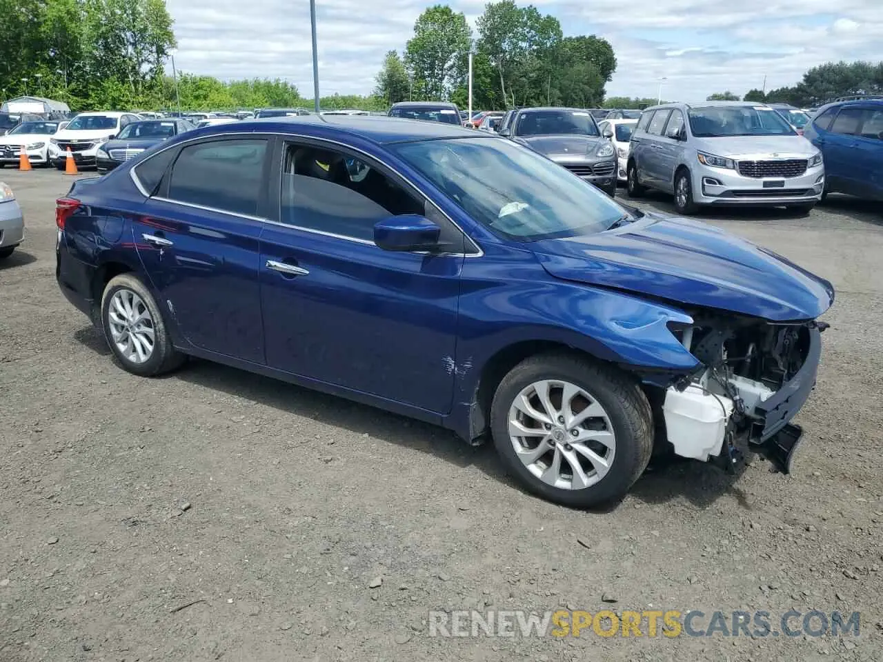 4 Photograph of a damaged car 3N1AB7AP8KY335652 NISSAN SENTRA 2019