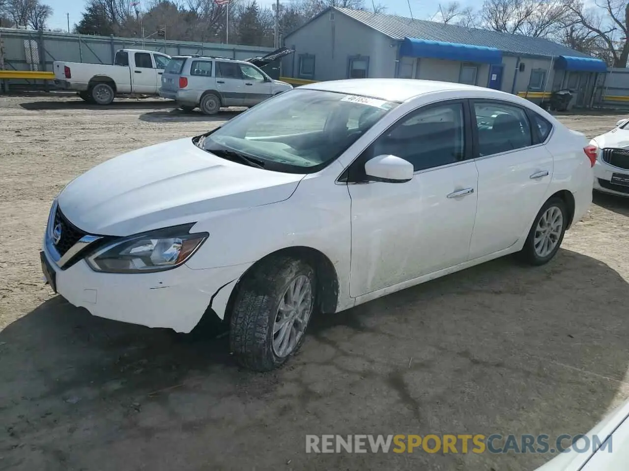 1 Photograph of a damaged car 3N1AB7AP8KY347302 NISSAN SENTRA 2019