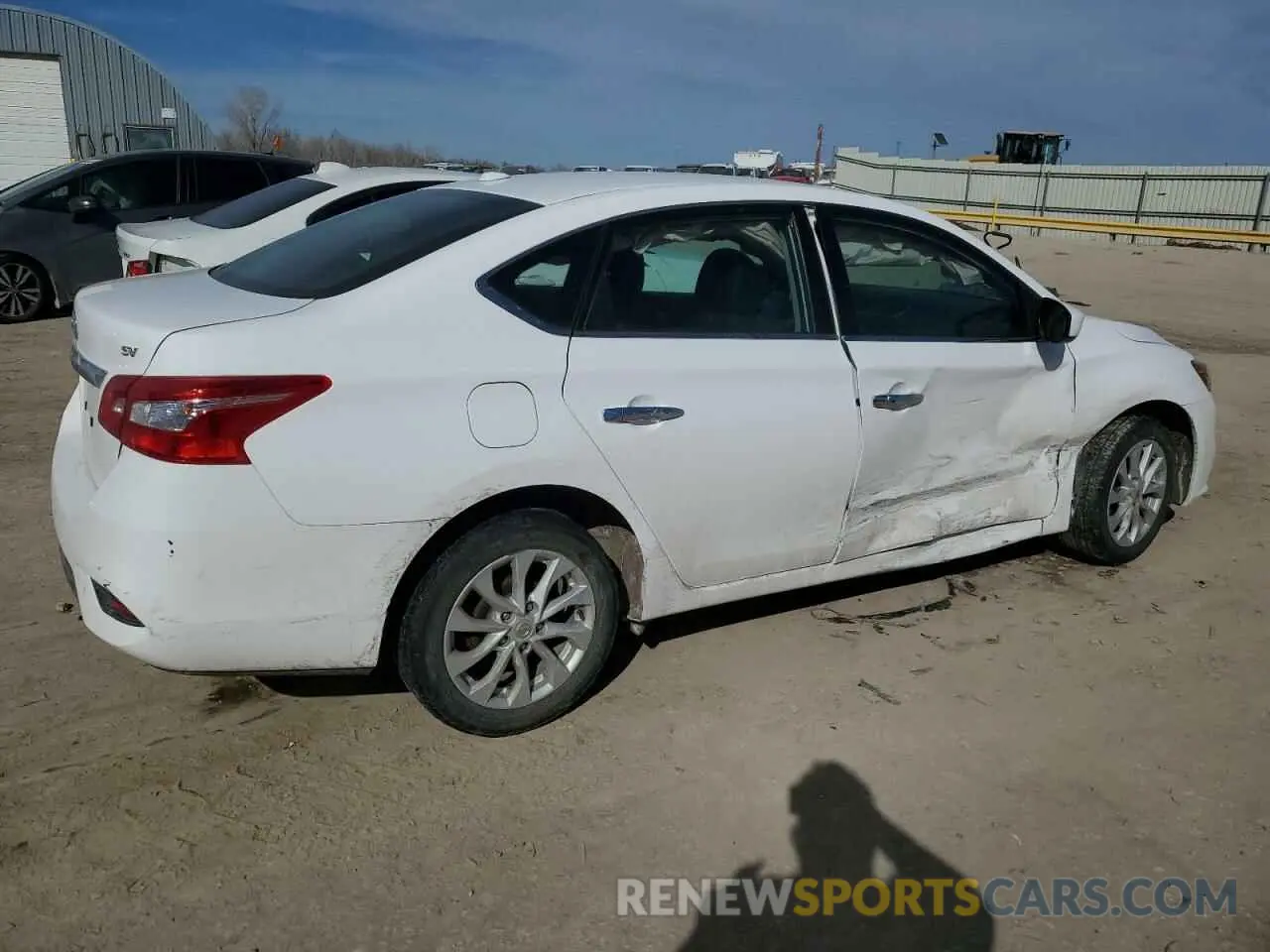 3 Photograph of a damaged car 3N1AB7AP8KY347302 NISSAN SENTRA 2019