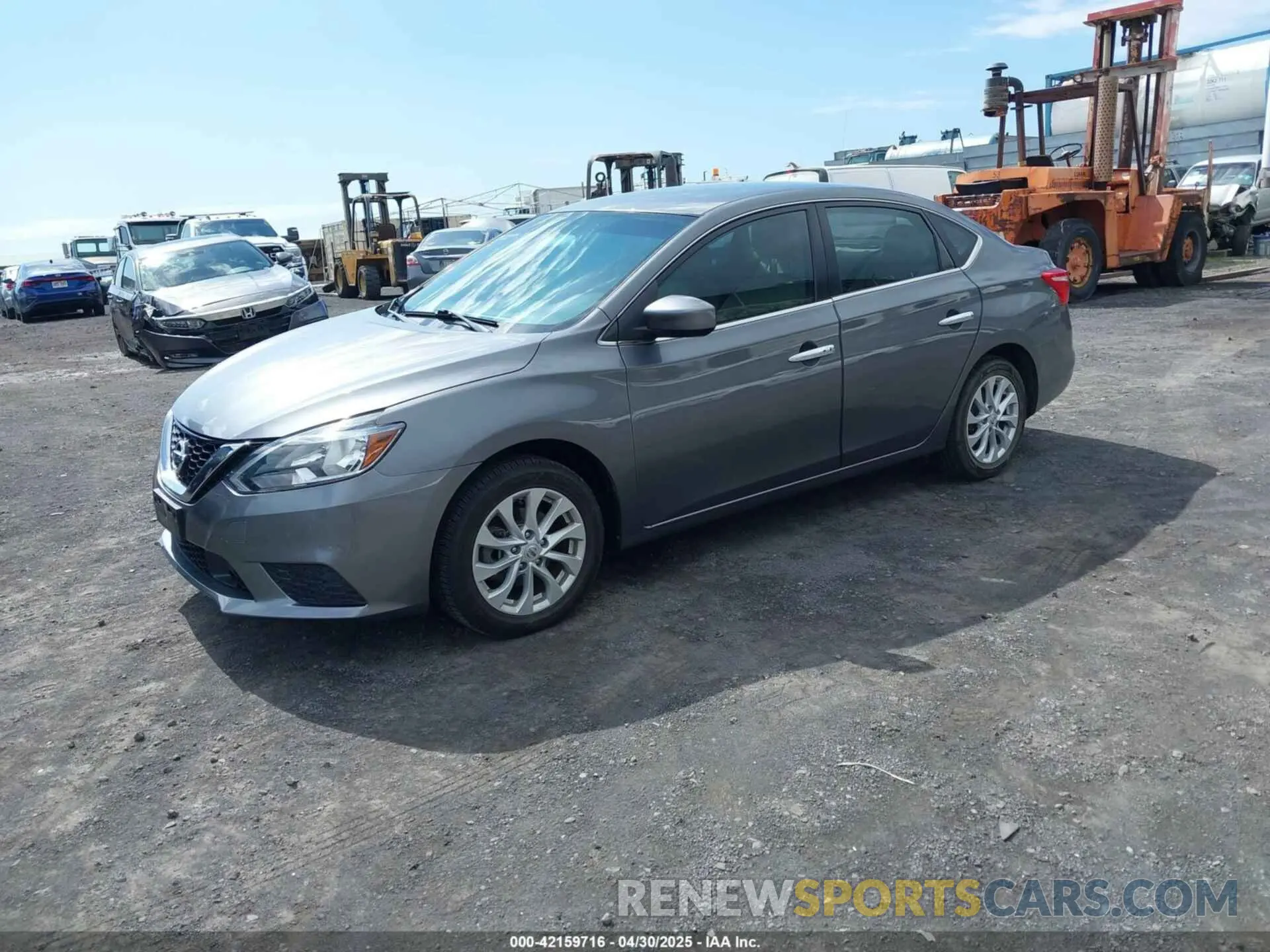 2 Photograph of a damaged car 3N1AB7AP8KY348708 NISSAN SENTRA 2019