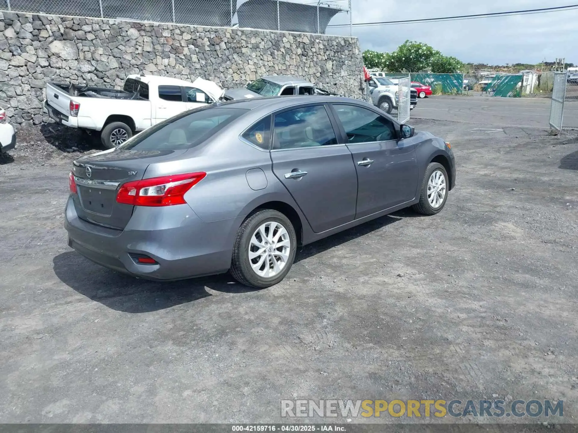 4 Photograph of a damaged car 3N1AB7AP8KY348708 NISSAN SENTRA 2019