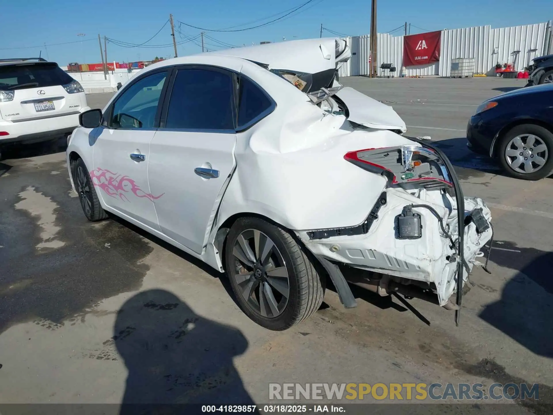 3 Photograph of a damaged car 3N1AB7AP8KY351365 NISSAN SENTRA 2019