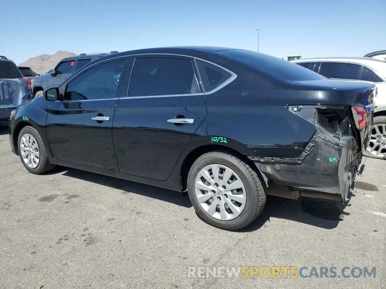 2 Photograph of a damaged car 3N1AB7AP8KY351561 NISSAN SENTRA 2019