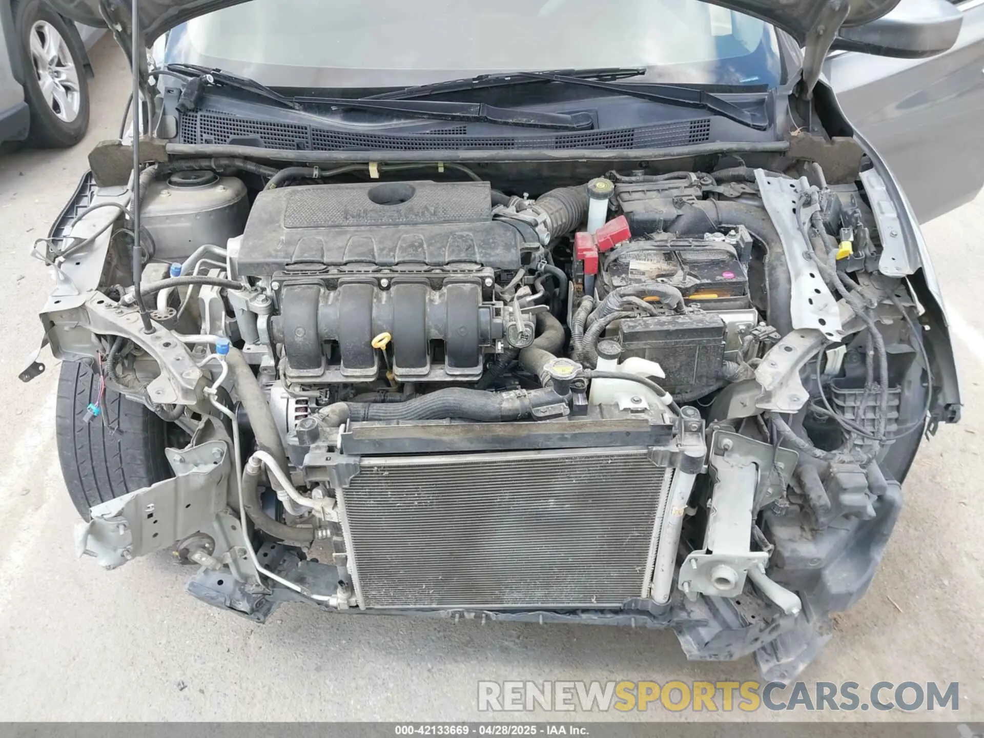 10 Photograph of a damaged car 3N1AB7AP8KY354976 NISSAN SENTRA 2019