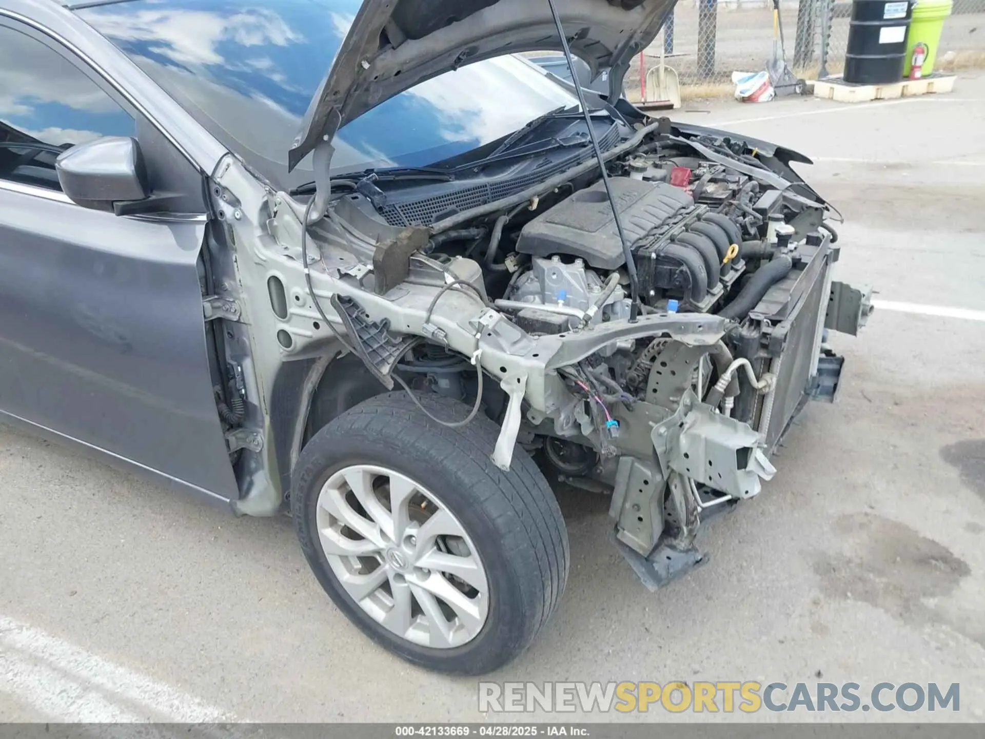 19 Photograph of a damaged car 3N1AB7AP8KY354976 NISSAN SENTRA 2019