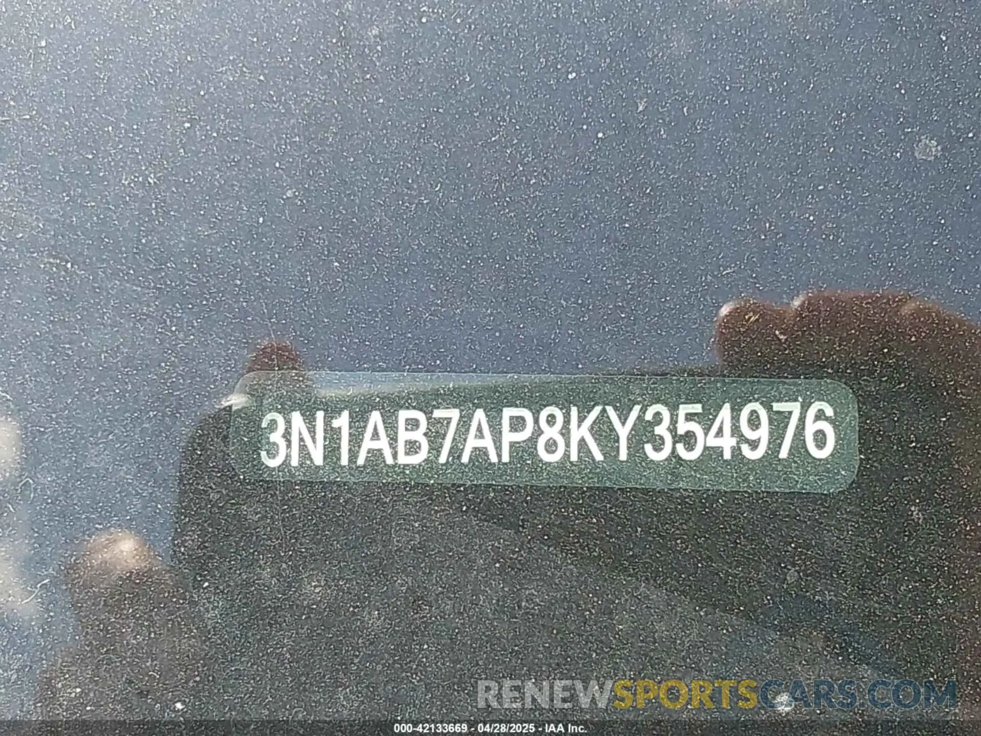 9 Photograph of a damaged car 3N1AB7AP8KY354976 NISSAN SENTRA 2019