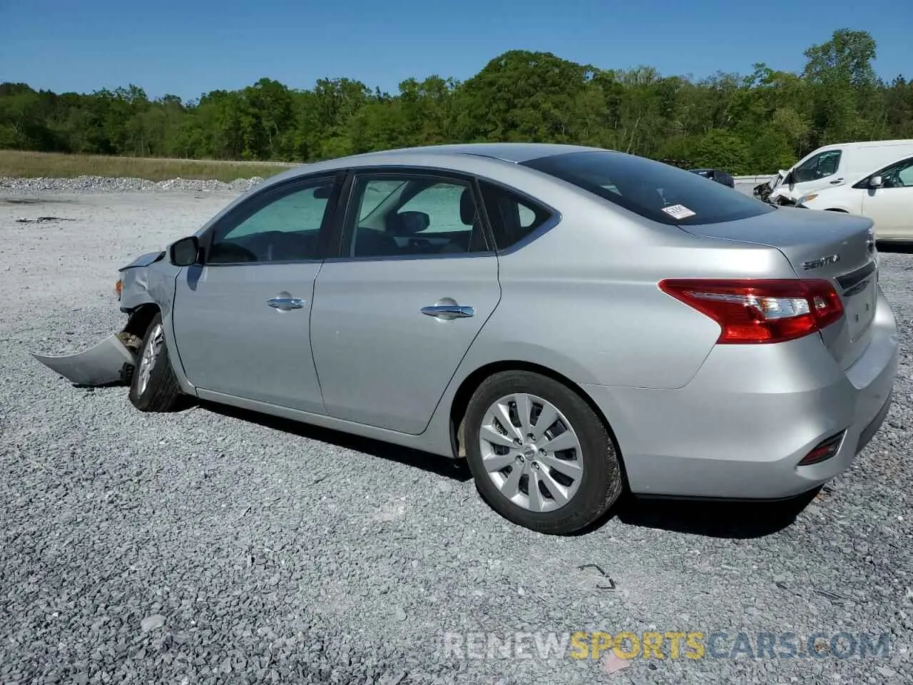 2 Photograph of a damaged car 3N1AB7AP8KY355397 NISSAN SENTRA 2019