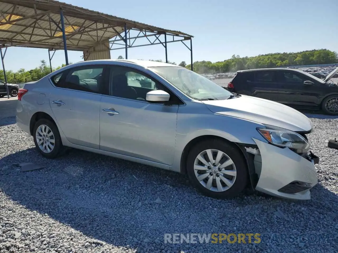 4 Photograph of a damaged car 3N1AB7AP8KY355397 NISSAN SENTRA 2019