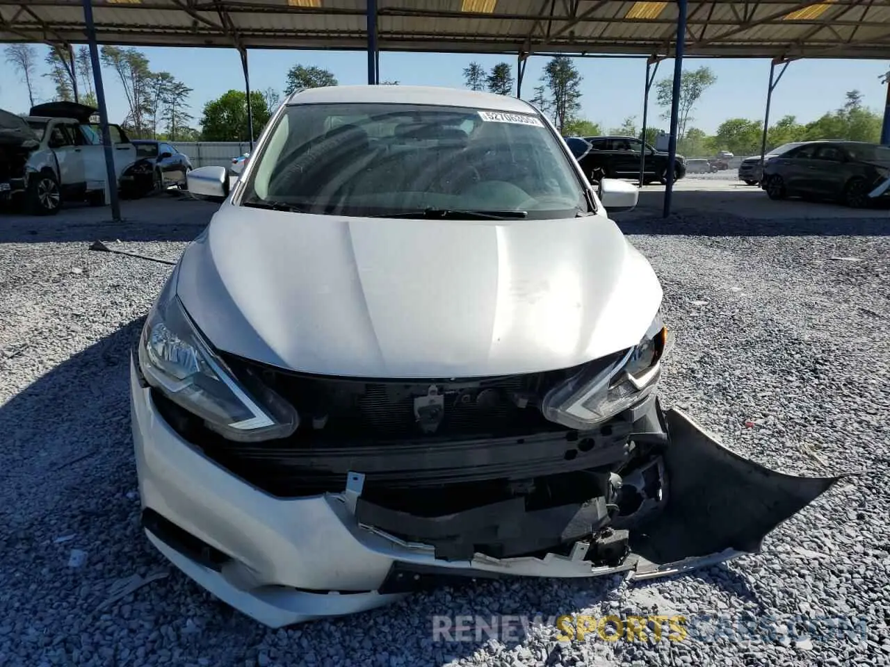 5 Photograph of a damaged car 3N1AB7AP8KY355397 NISSAN SENTRA 2019