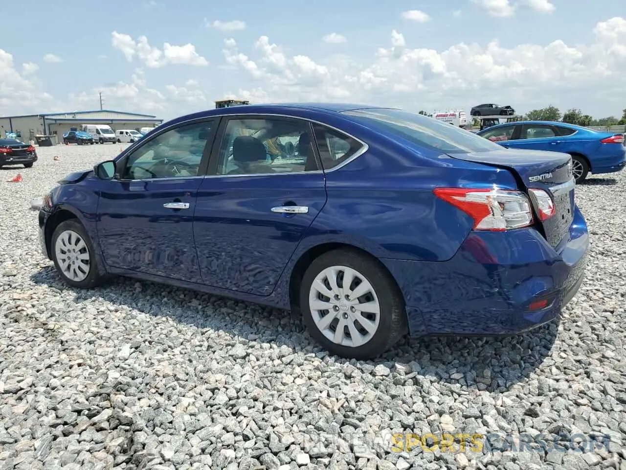 2 Photograph of a damaged car 3N1AB7AP8KY366657 NISSAN SENTRA 2019