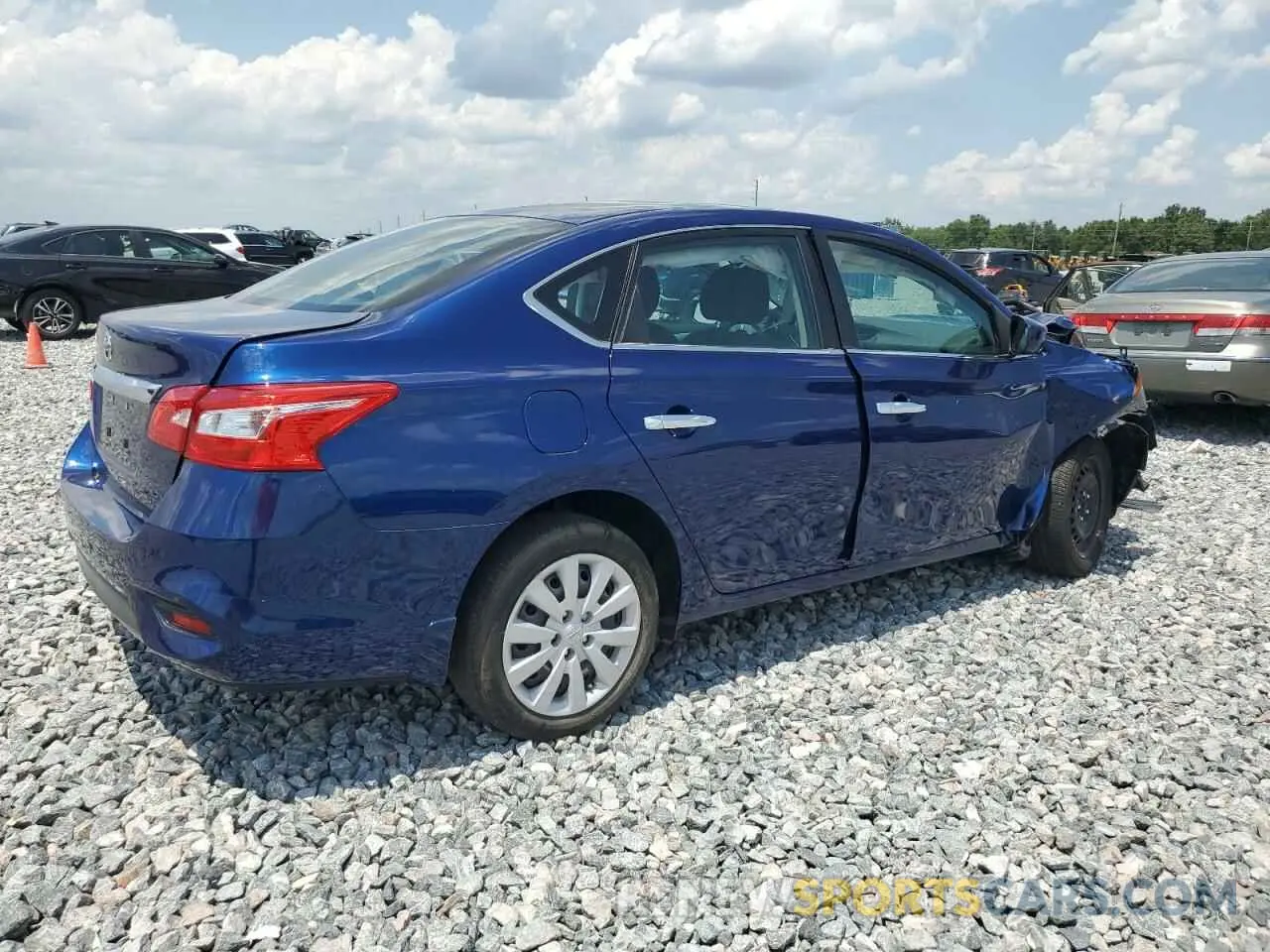 3 Photograph of a damaged car 3N1AB7AP8KY366657 NISSAN SENTRA 2019