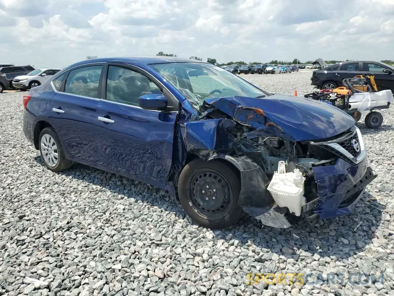 4 Photograph of a damaged car 3N1AB7AP8KY366657 NISSAN SENTRA 2019