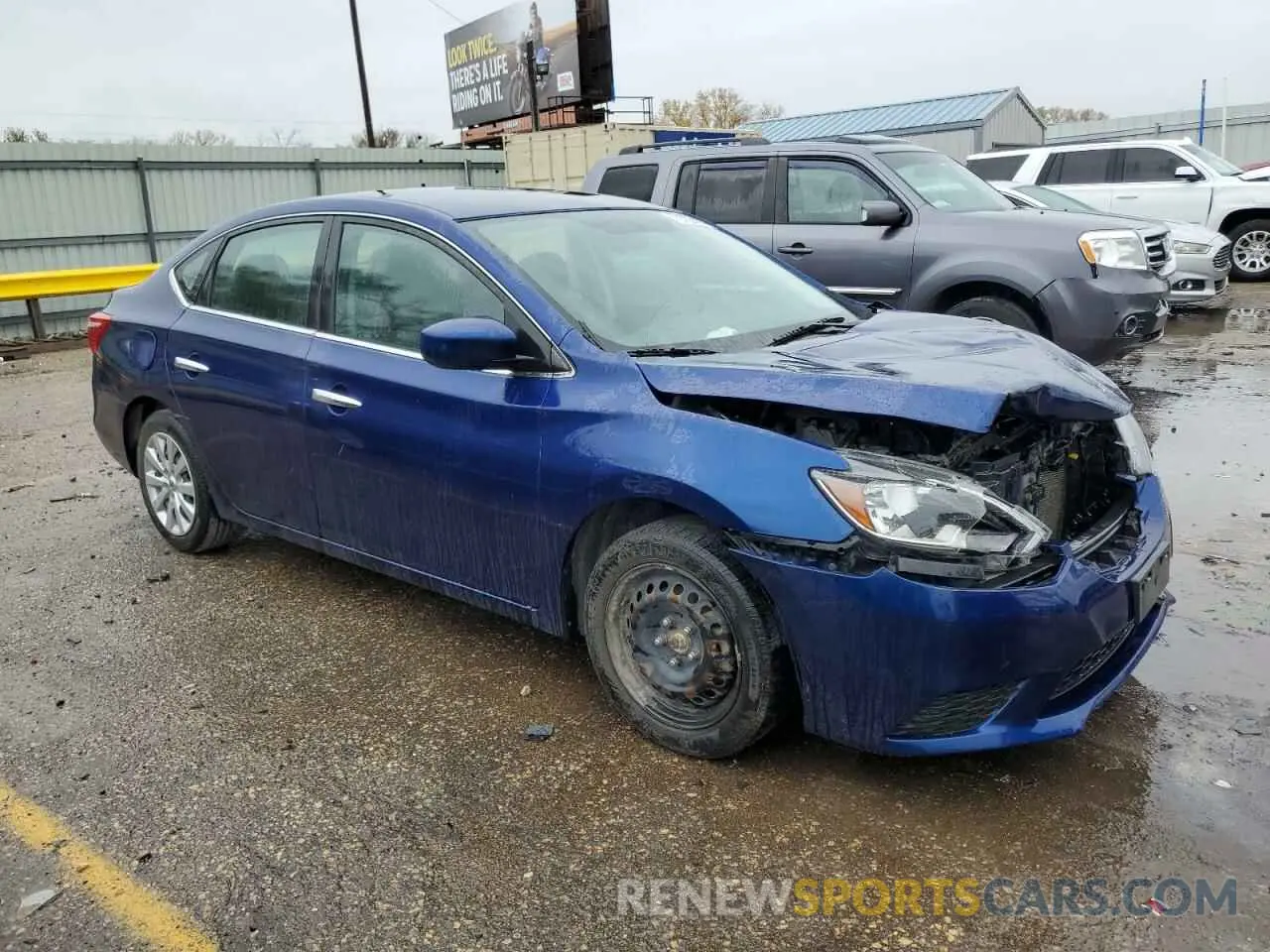 4 Photograph of a damaged car 3N1AB7AP8KY368277 NISSAN SENTRA 2019