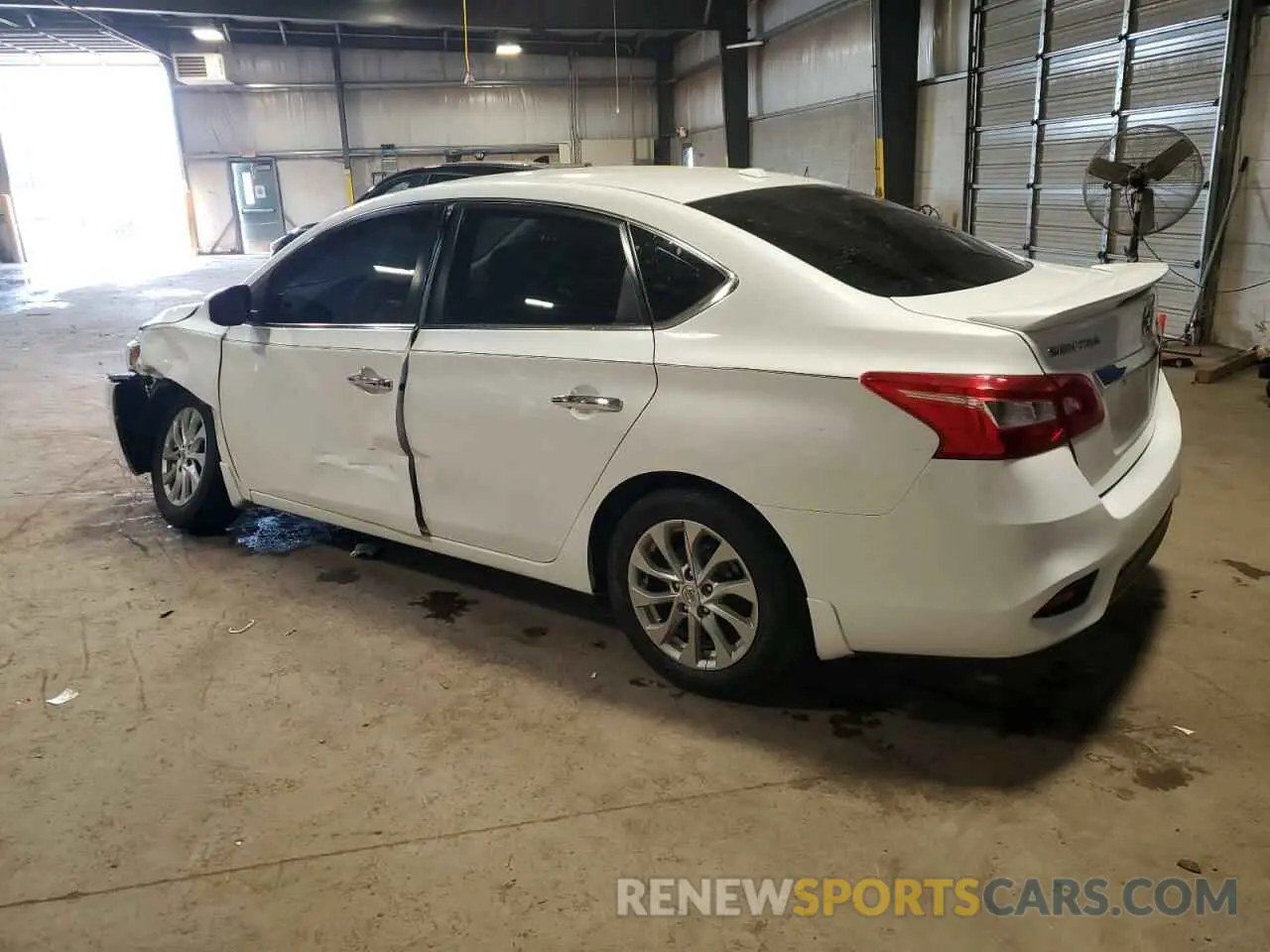 2 Photograph of a damaged car 3N1AB7AP8KY371146 NISSAN SENTRA 2019