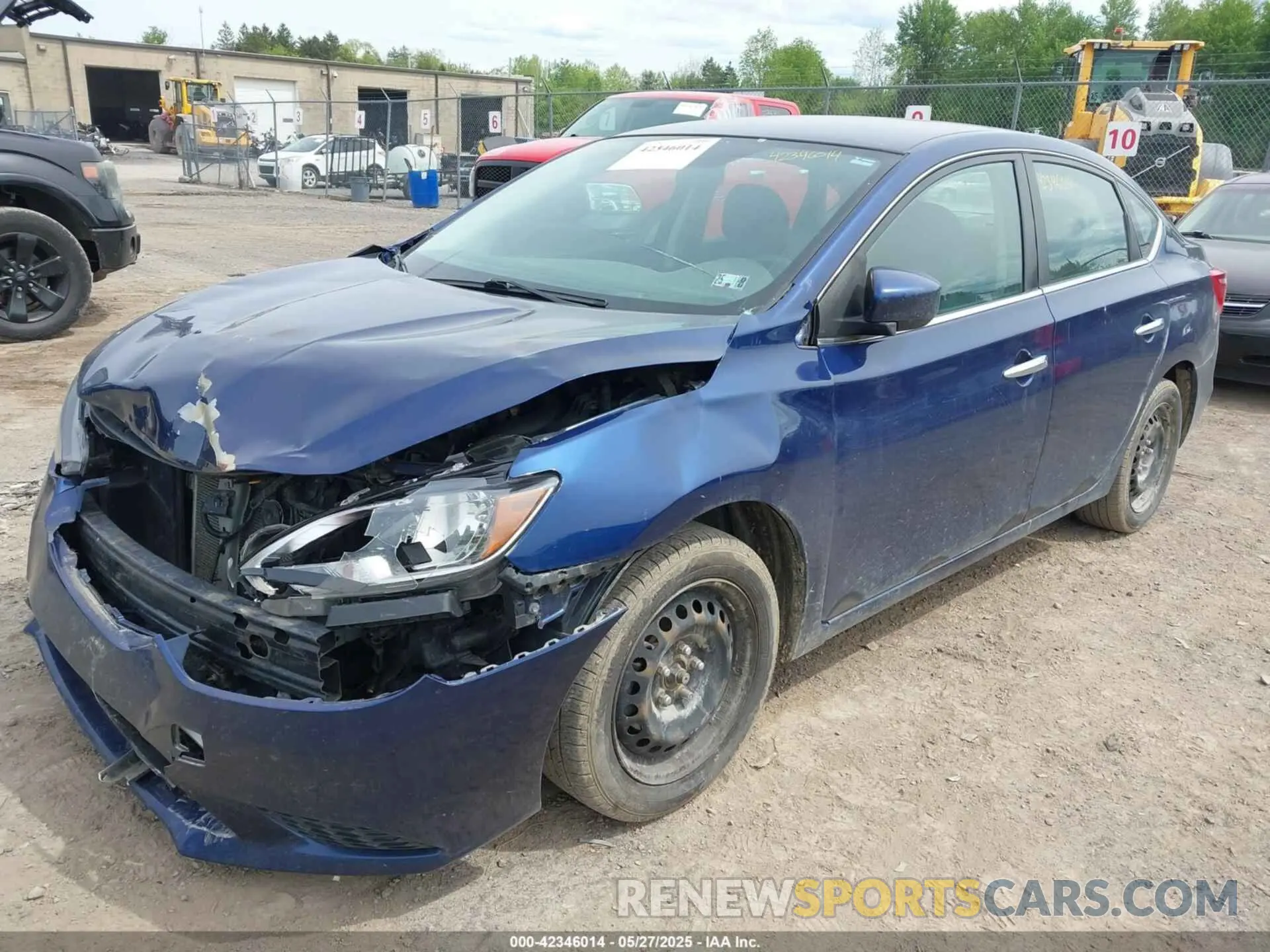 2 Photograph of a damaged car 3N1AB7AP8KY372331 NISSAN SENTRA 2019