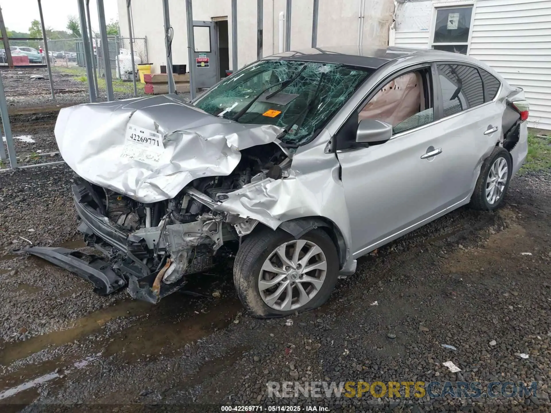 2 Photograph of a damaged car 3N1AB7AP8KY373219 NISSAN SENTRA 2019