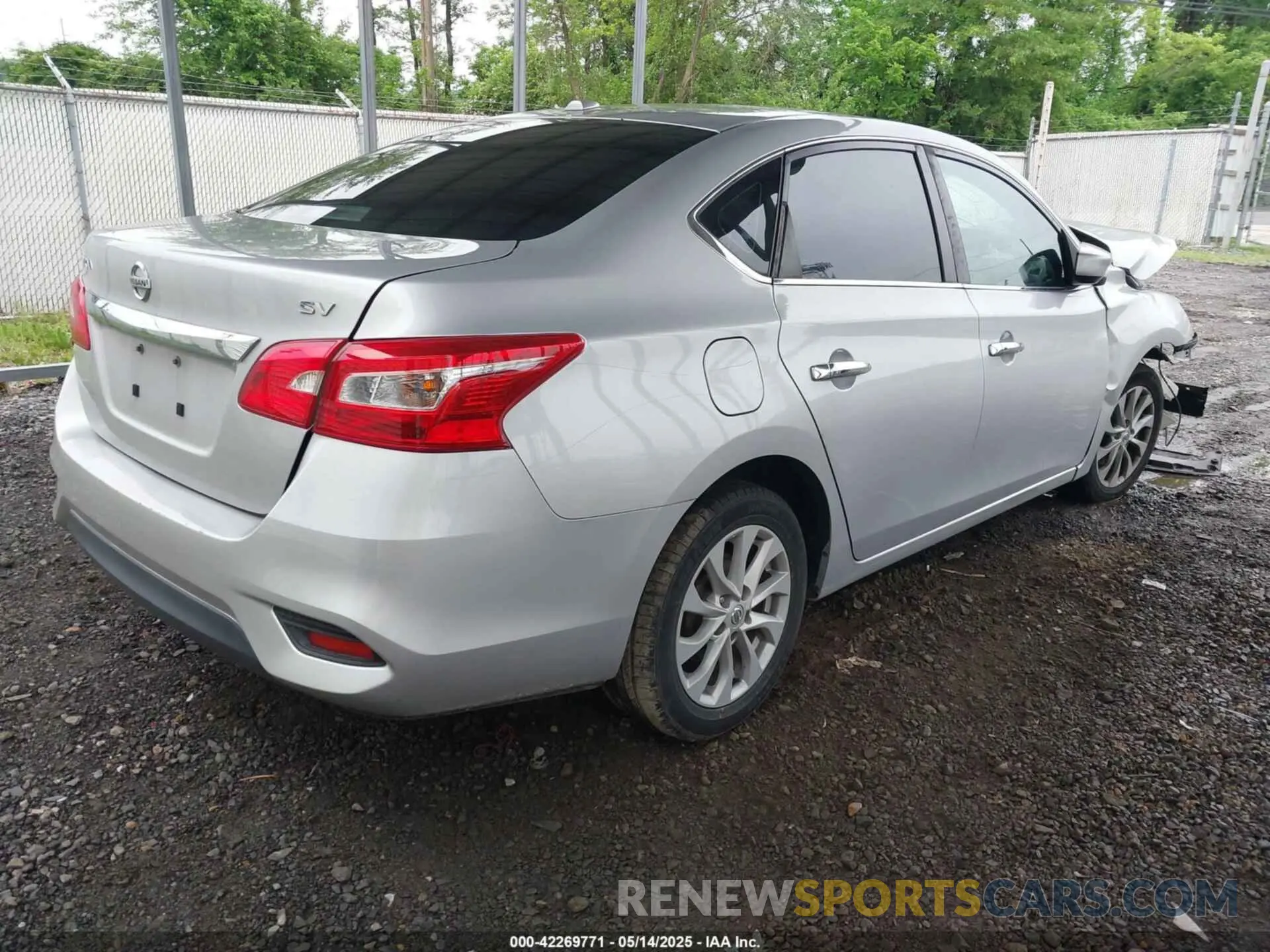 4 Photograph of a damaged car 3N1AB7AP8KY373219 NISSAN SENTRA 2019