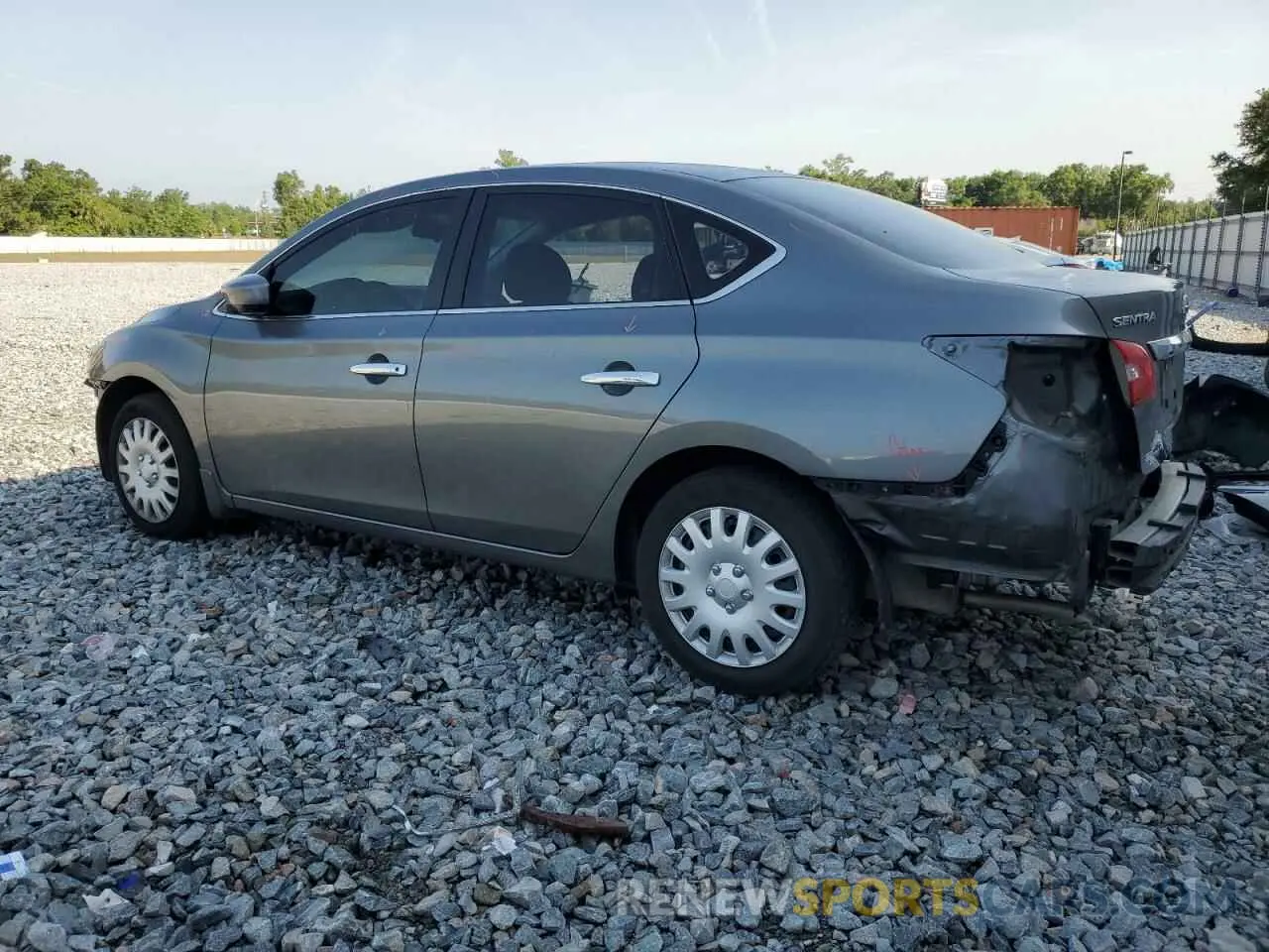 2 Photograph of a damaged car 3N1AB7AP8KY376475 NISSAN SENTRA 2019