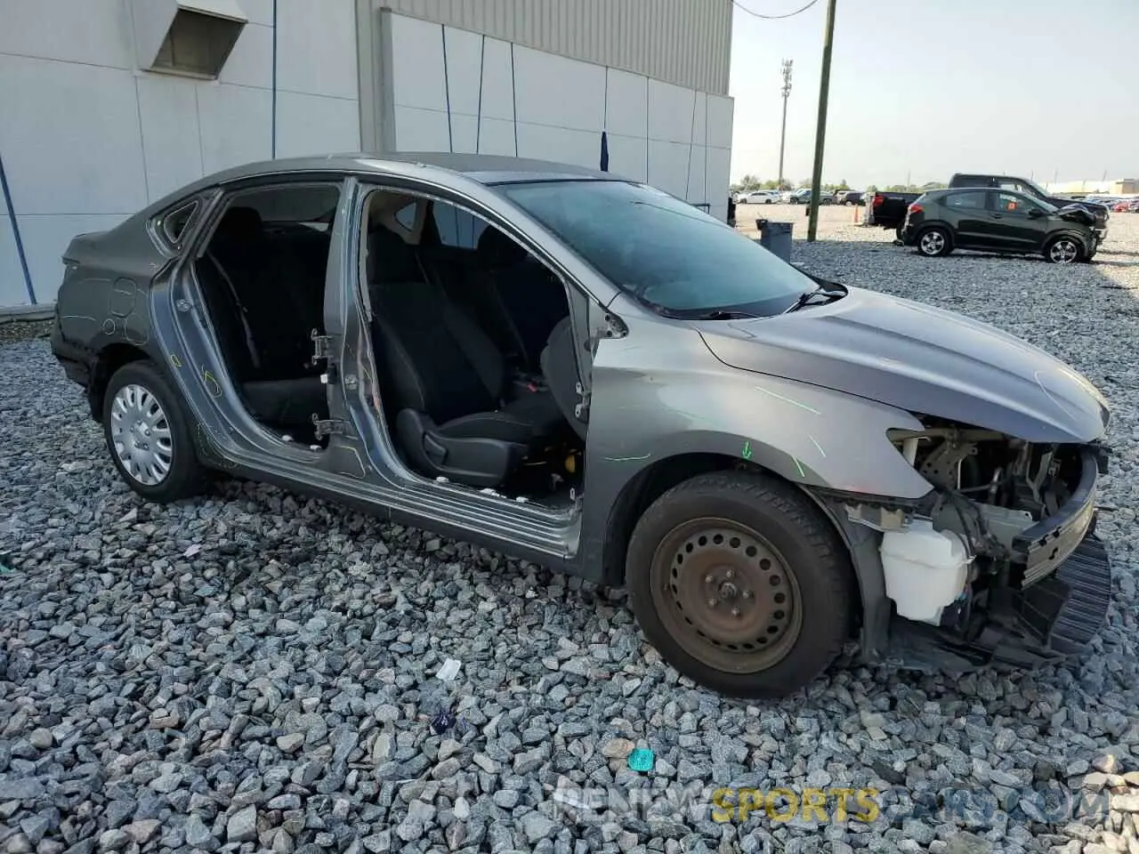 4 Photograph of a damaged car 3N1AB7AP8KY376475 NISSAN SENTRA 2019
