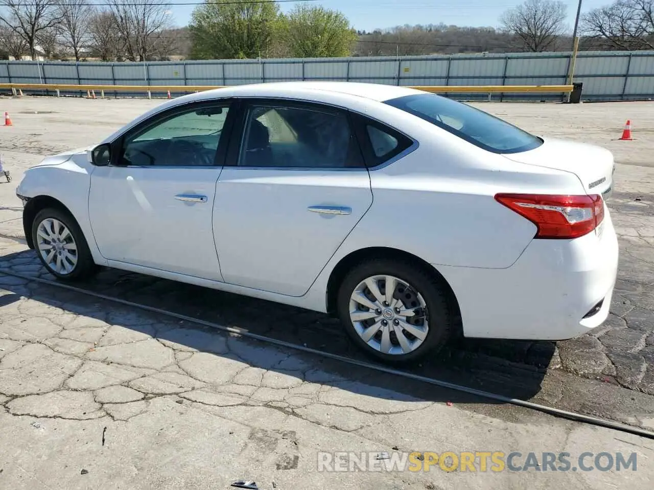2 Photograph of a damaged car 3N1AB7AP8KY379392 NISSAN SENTRA 2019