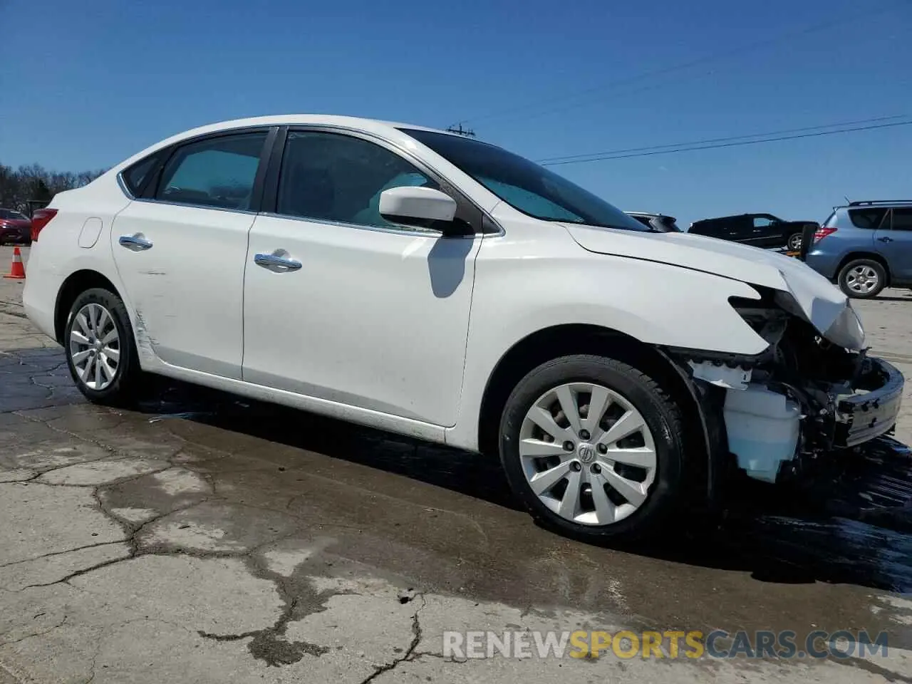 4 Photograph of a damaged car 3N1AB7AP8KY379392 NISSAN SENTRA 2019