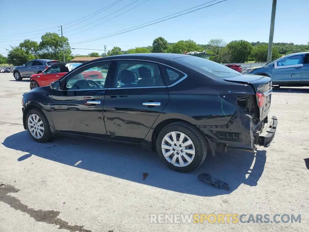 2 Photograph of a damaged car 3N1AB7AP8KY380901 NISSAN SENTRA 2019