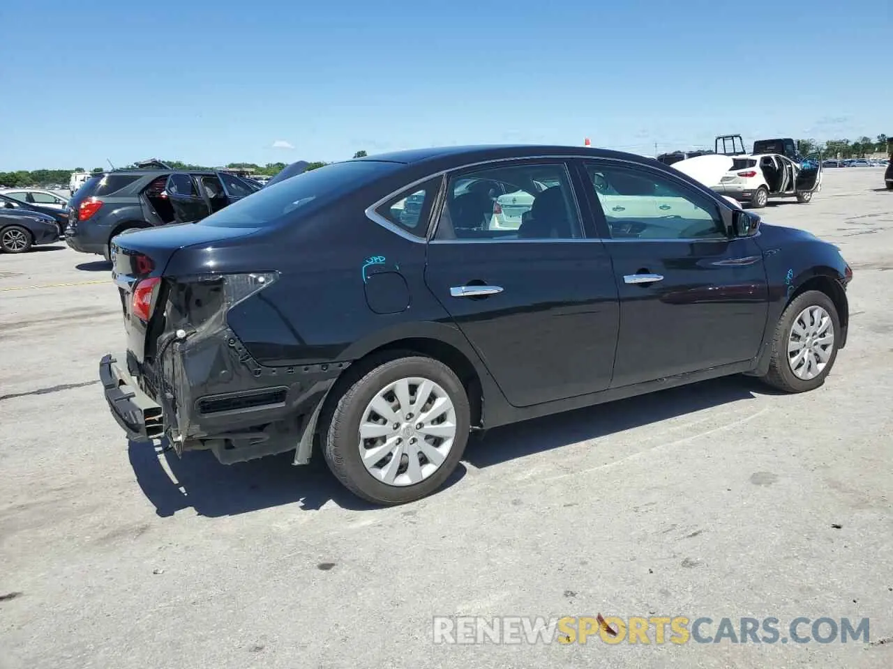 3 Photograph of a damaged car 3N1AB7AP8KY380901 NISSAN SENTRA 2019