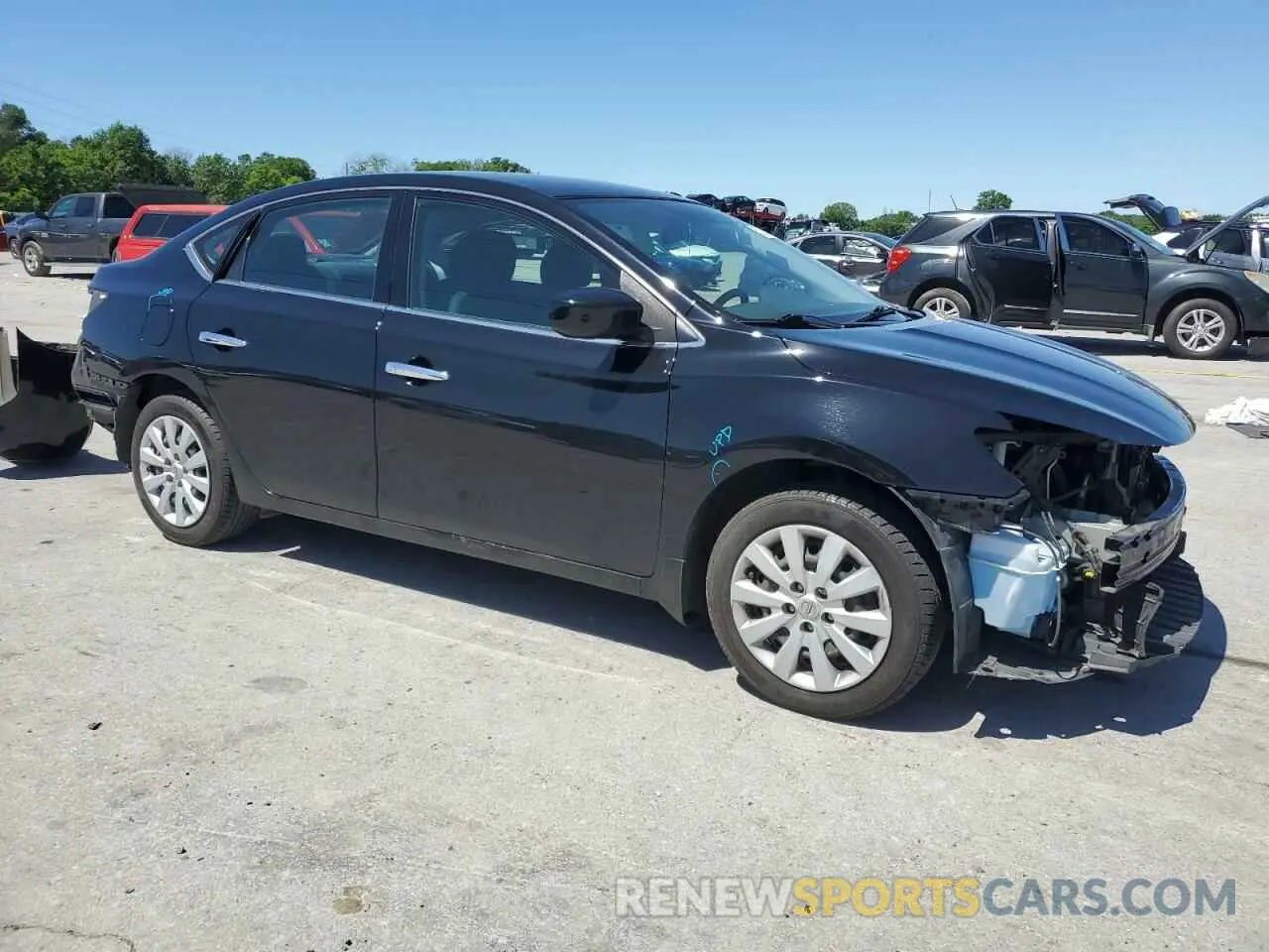 4 Photograph of a damaged car 3N1AB7AP8KY380901 NISSAN SENTRA 2019