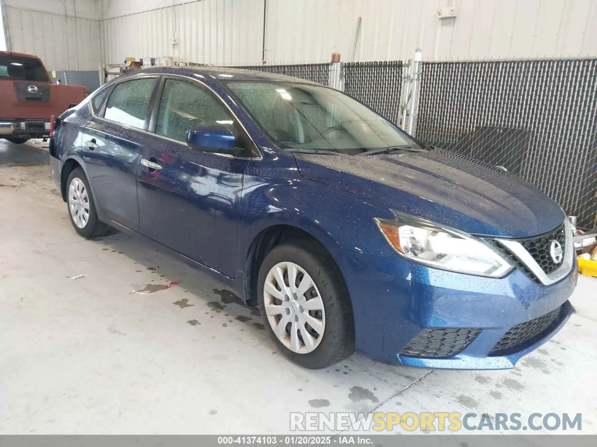 1 Photograph of a damaged car 3N1AB7AP8KY384351 NISSAN SENTRA 2019