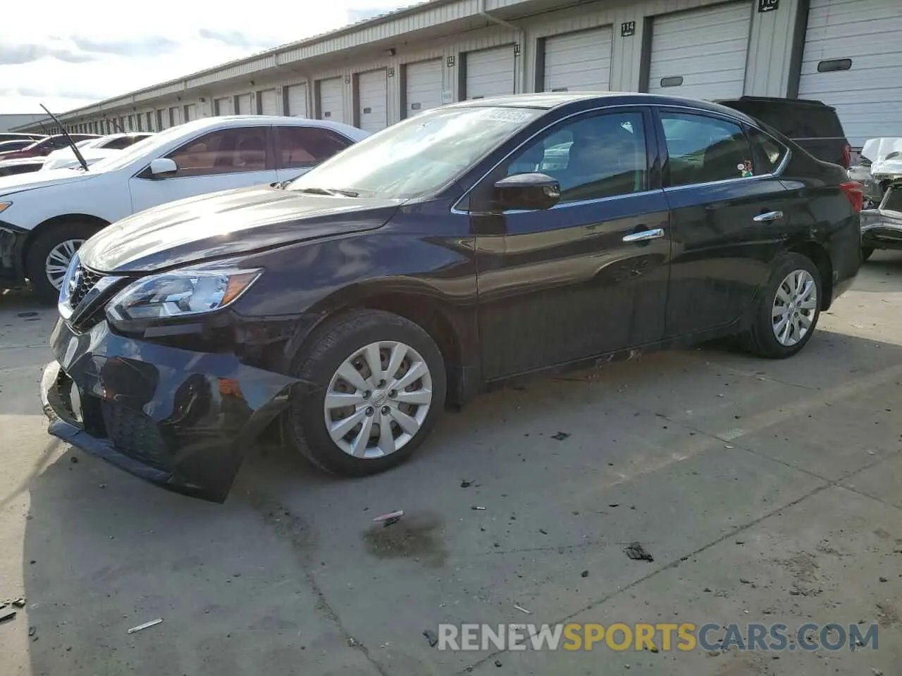 1 Photograph of a damaged car 3N1AB7AP8KY389405 NISSAN SENTRA 2019
