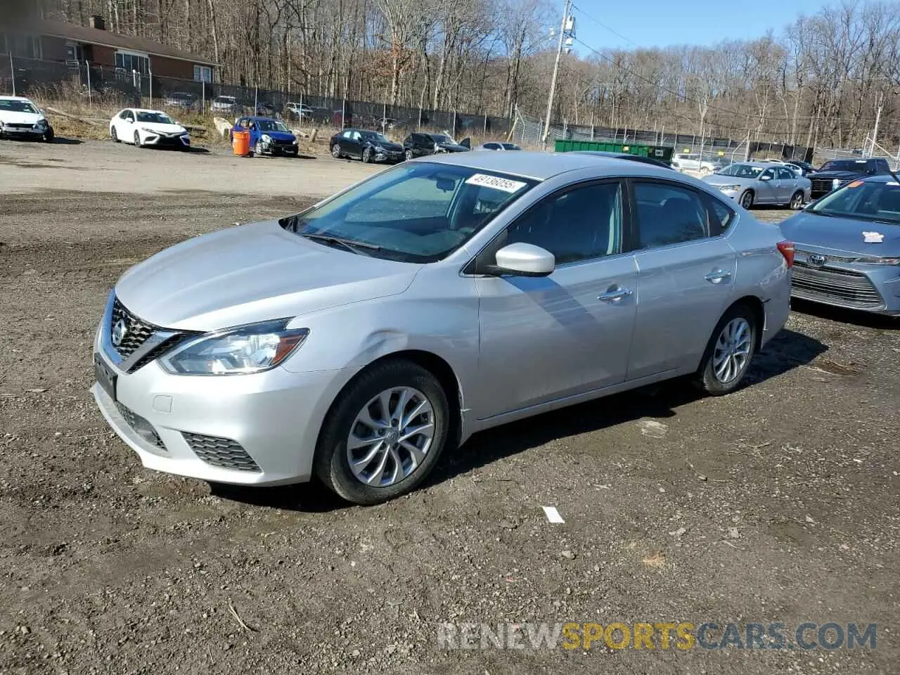 1 Photograph of a damaged car 3N1AB7AP8KY391834 NISSAN SENTRA 2019