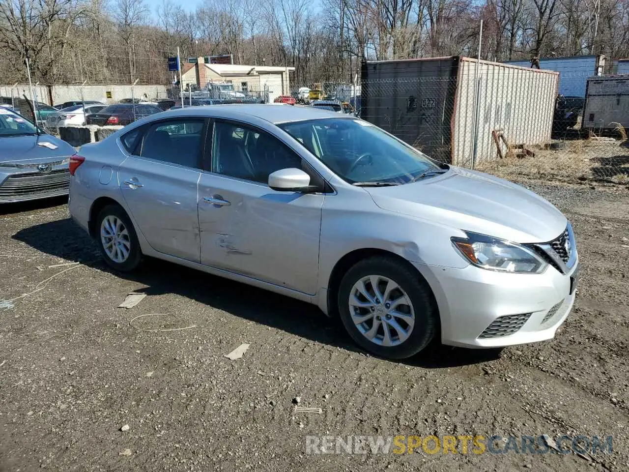4 Photograph of a damaged car 3N1AB7AP8KY391834 NISSAN SENTRA 2019