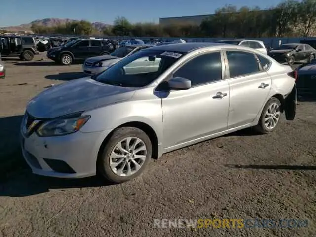 1 Photograph of a damaged car 3N1AB7AP8KY392479 NISSAN SENTRA 2019