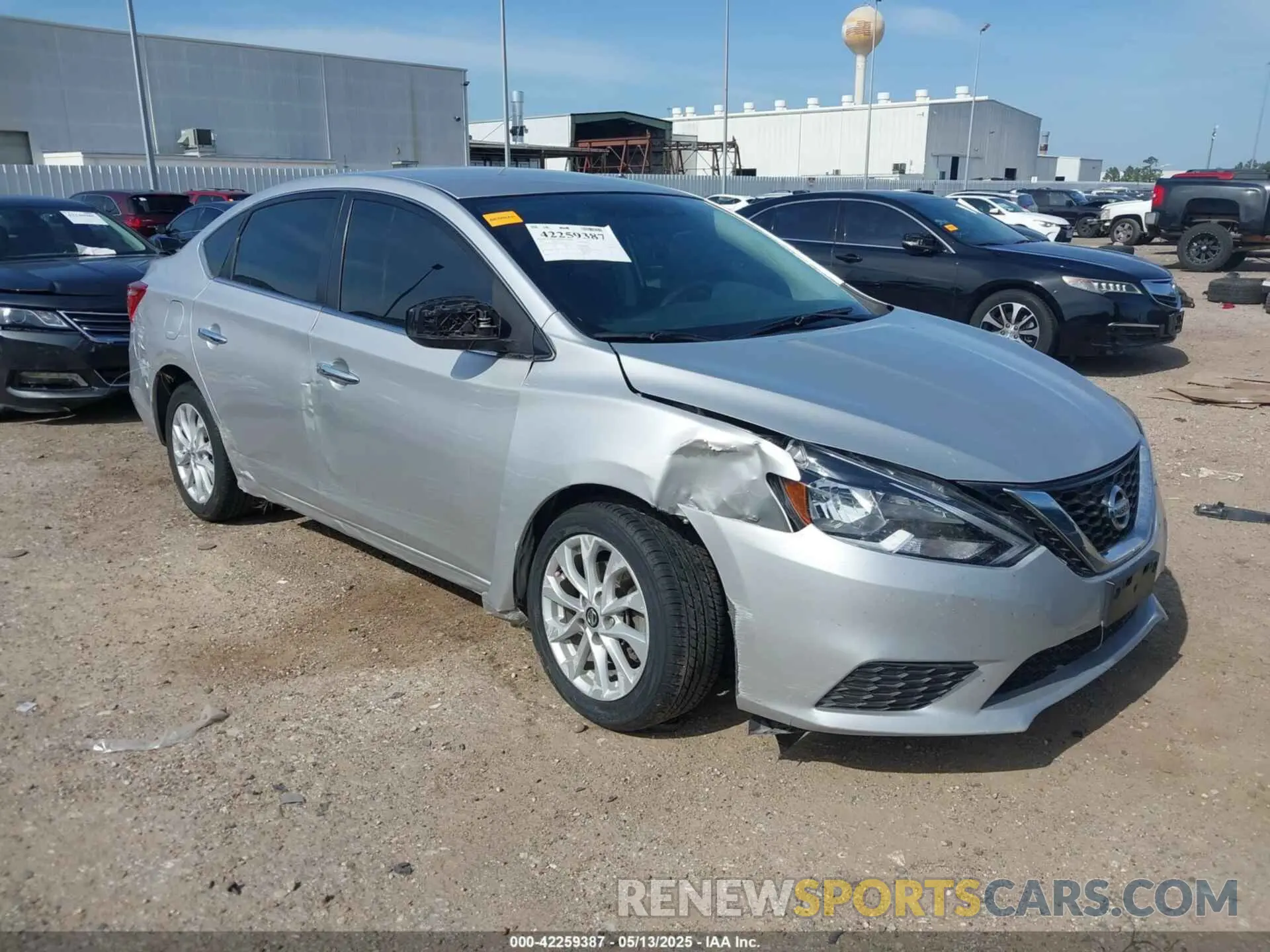 1 Photograph of a damaged car 3N1AB7AP8KY393499 NISSAN SENTRA 2019