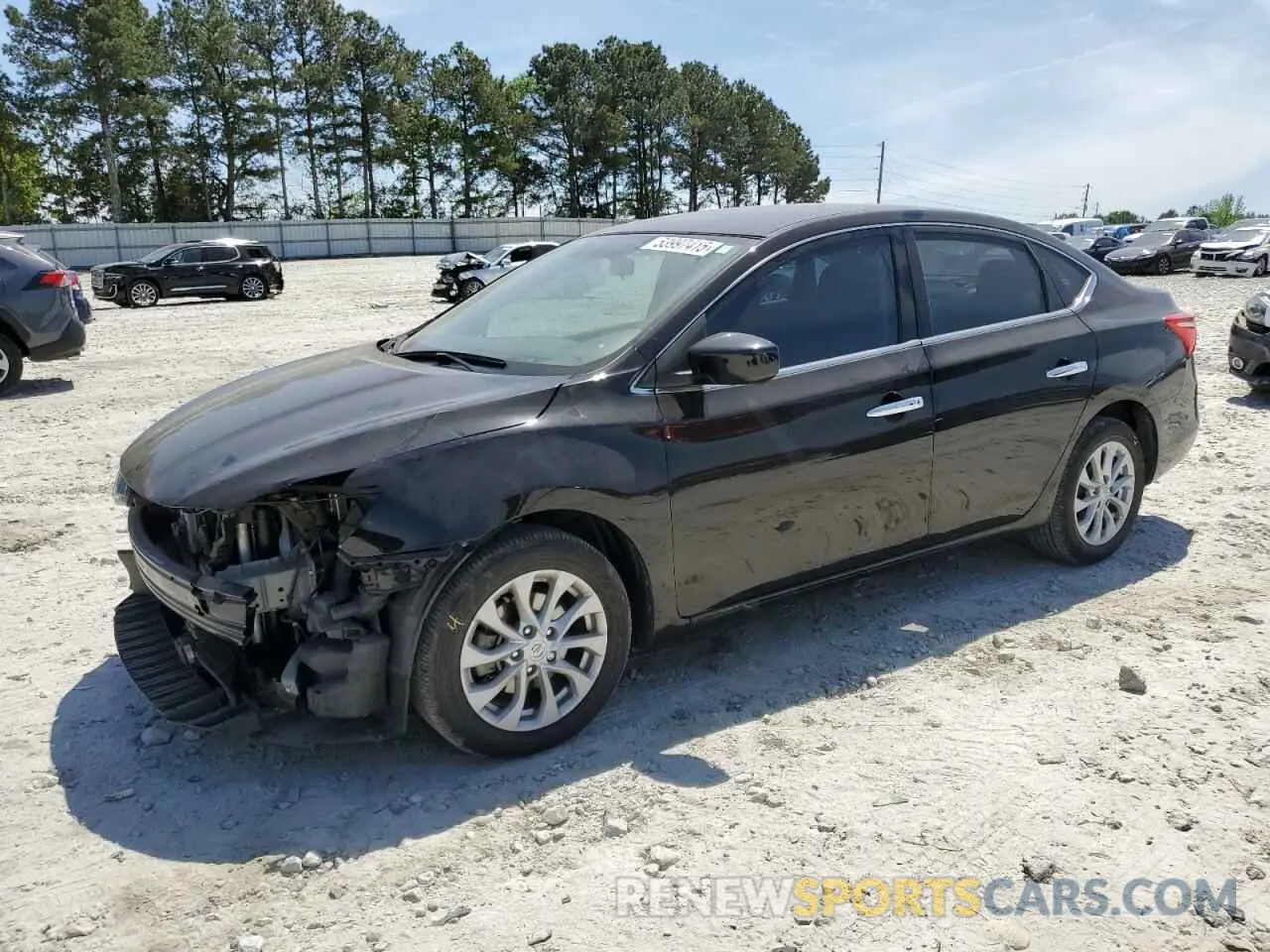 1 Photograph of a damaged car 3N1AB7AP8KY394085 NISSAN SENTRA 2019