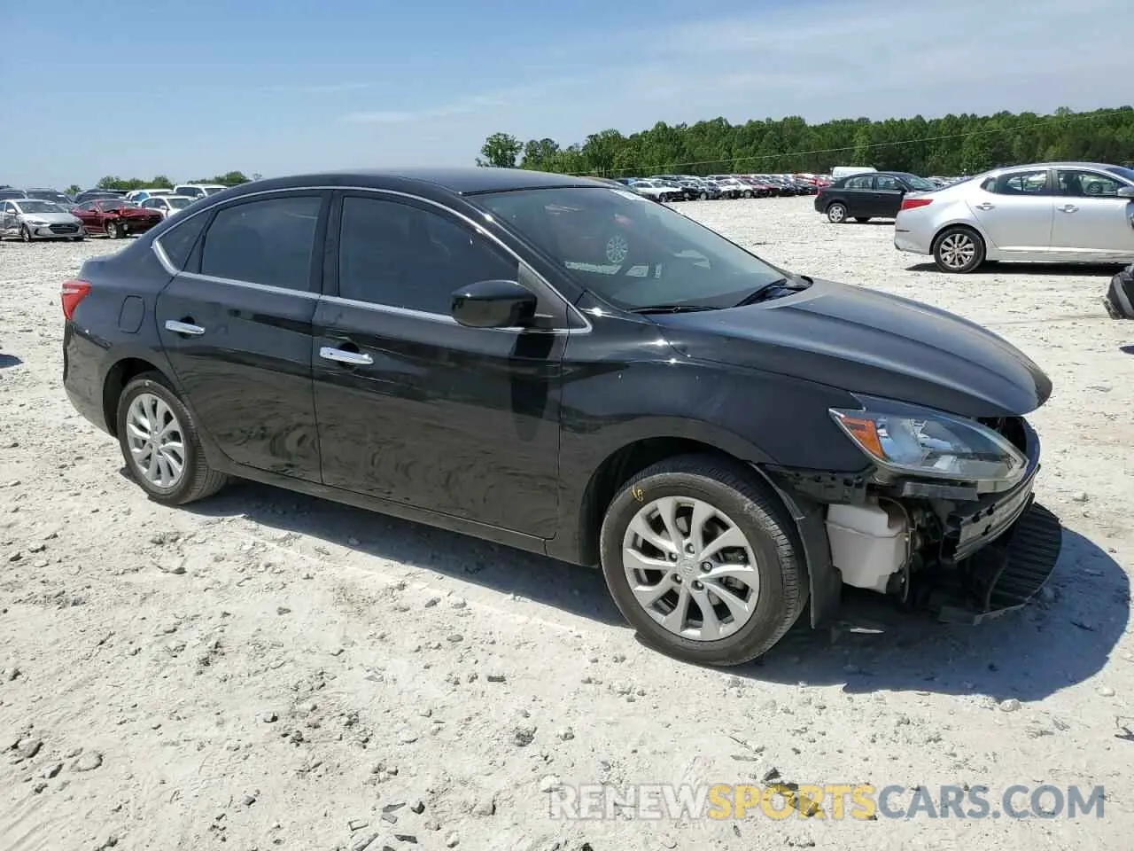 4 Photograph of a damaged car 3N1AB7AP8KY394085 NISSAN SENTRA 2019