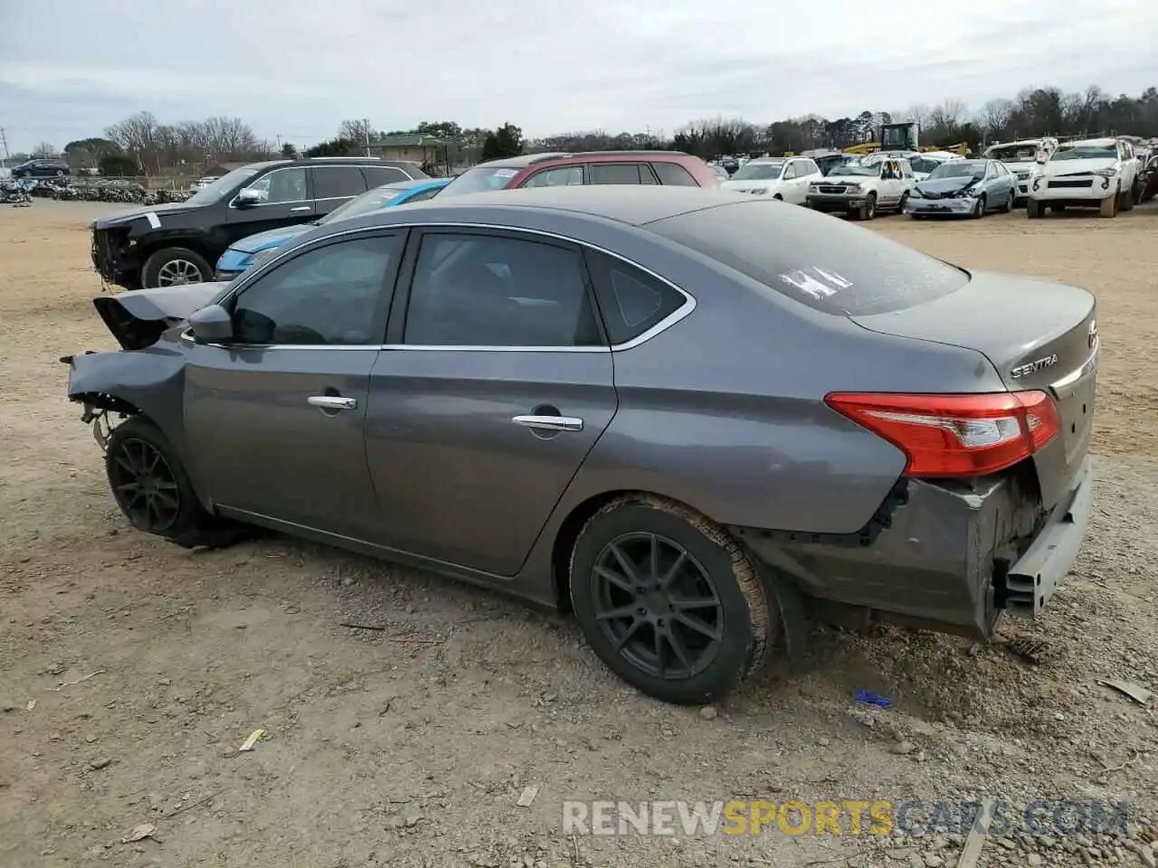 2 Photograph of a damaged car 3N1AB7AP8KY397682 NISSAN SENTRA 2019