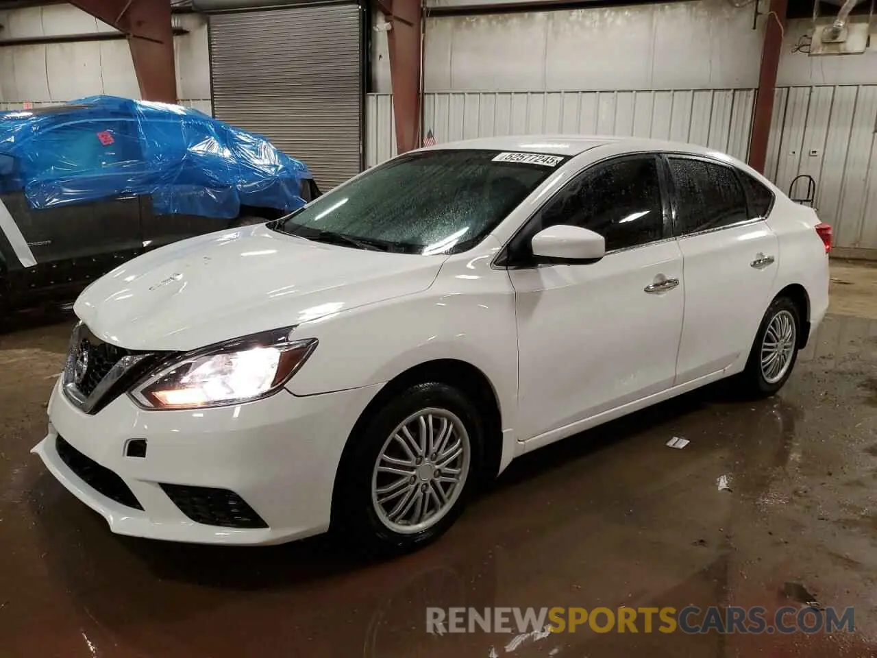 1 Photograph of a damaged car 3N1AB7AP8KY402363 NISSAN SENTRA 2019