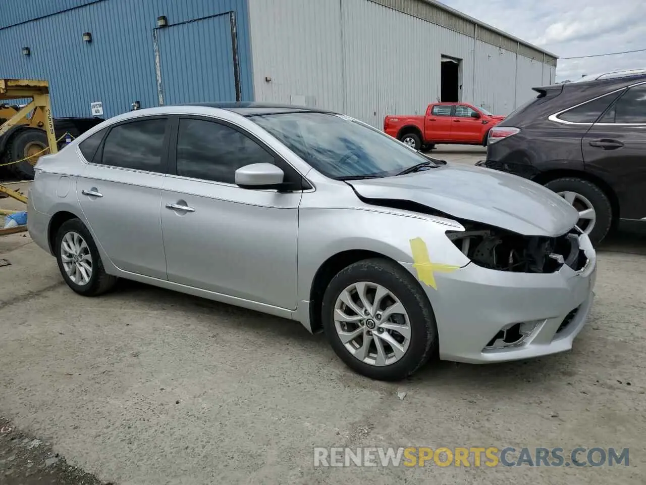 4 Photograph of a damaged car 3N1AB7AP8KY410852 NISSAN SENTRA 2019
