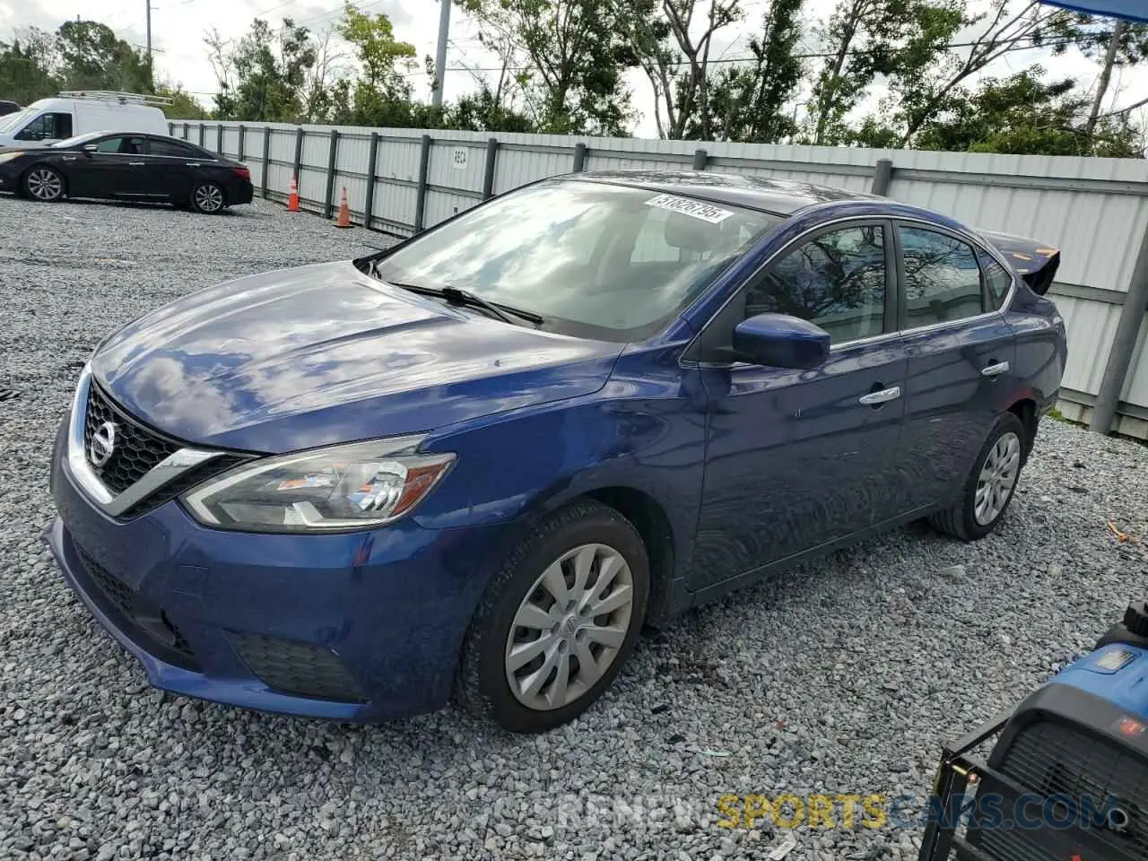 1 Photograph of a damaged car 3N1AB7AP8KY412827 NISSAN SENTRA 2019