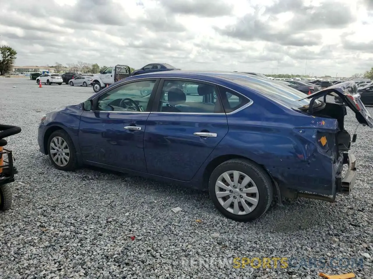 2 Photograph of a damaged car 3N1AB7AP8KY412827 NISSAN SENTRA 2019