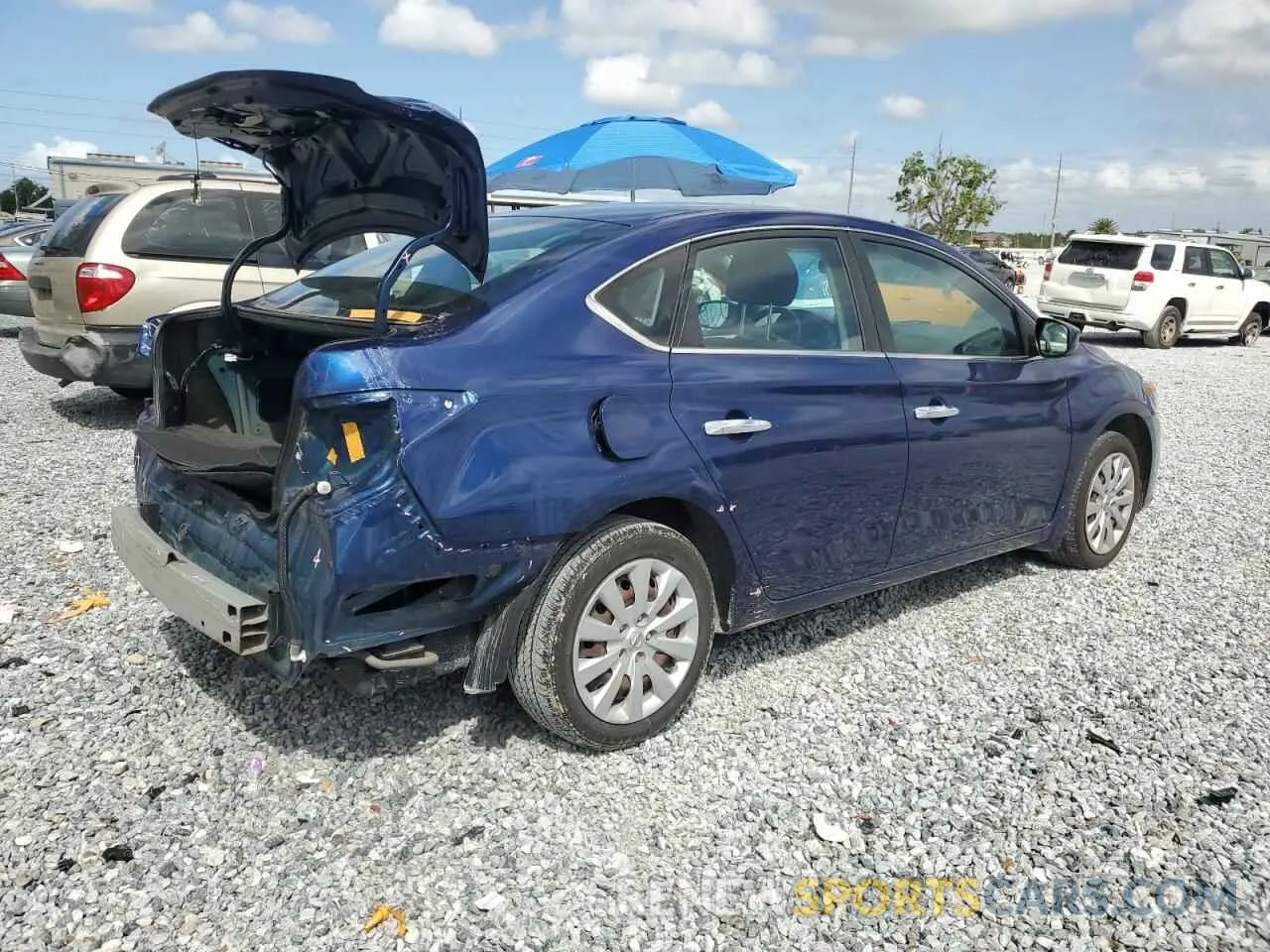 3 Photograph of a damaged car 3N1AB7AP8KY412827 NISSAN SENTRA 2019